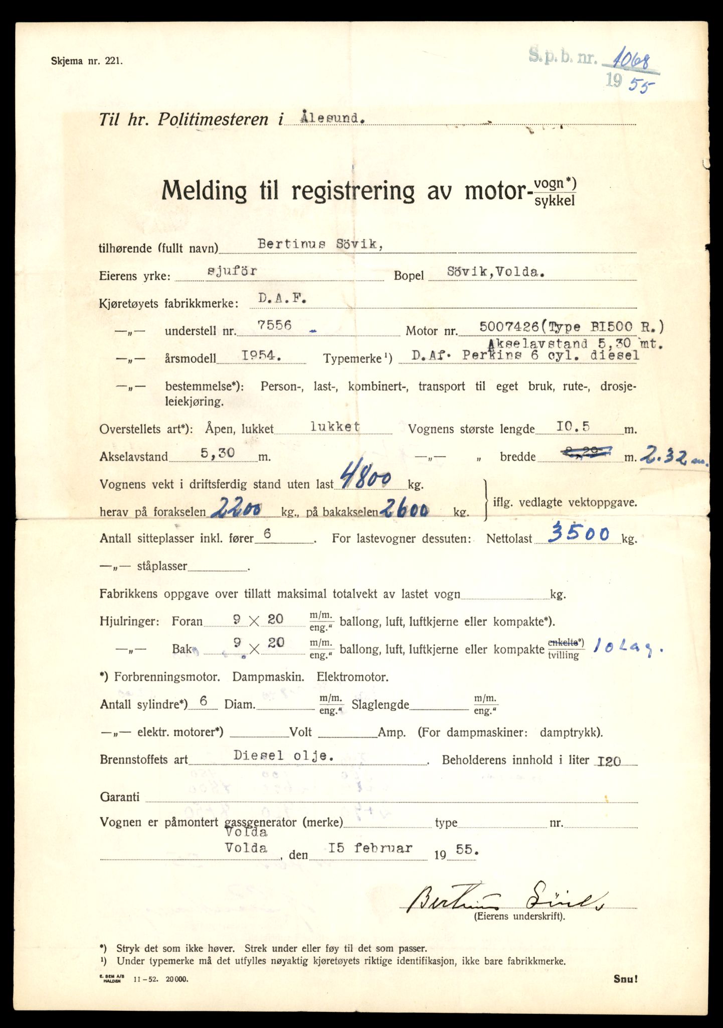 Møre og Romsdal vegkontor - Ålesund trafikkstasjon, AV/SAT-A-4099/F/Fe/L0032: Registreringskort for kjøretøy T 11997 - T 12149, 1927-1998, s. 2361