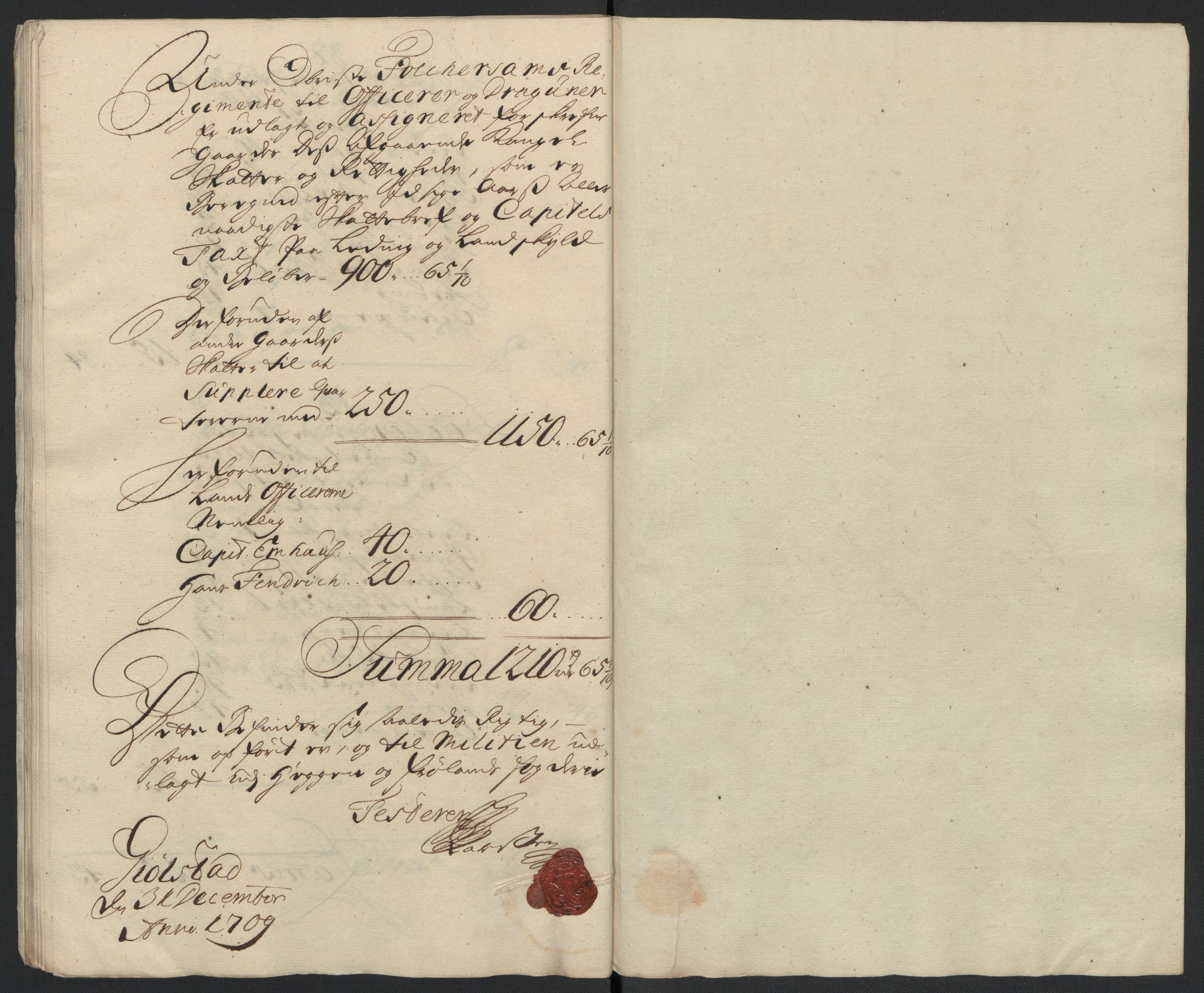 Rentekammeret inntil 1814, Reviderte regnskaper, Fogderegnskap, AV/RA-EA-4092/R07/L0301: Fogderegnskap Rakkestad, Heggen og Frøland, 1709, s. 246