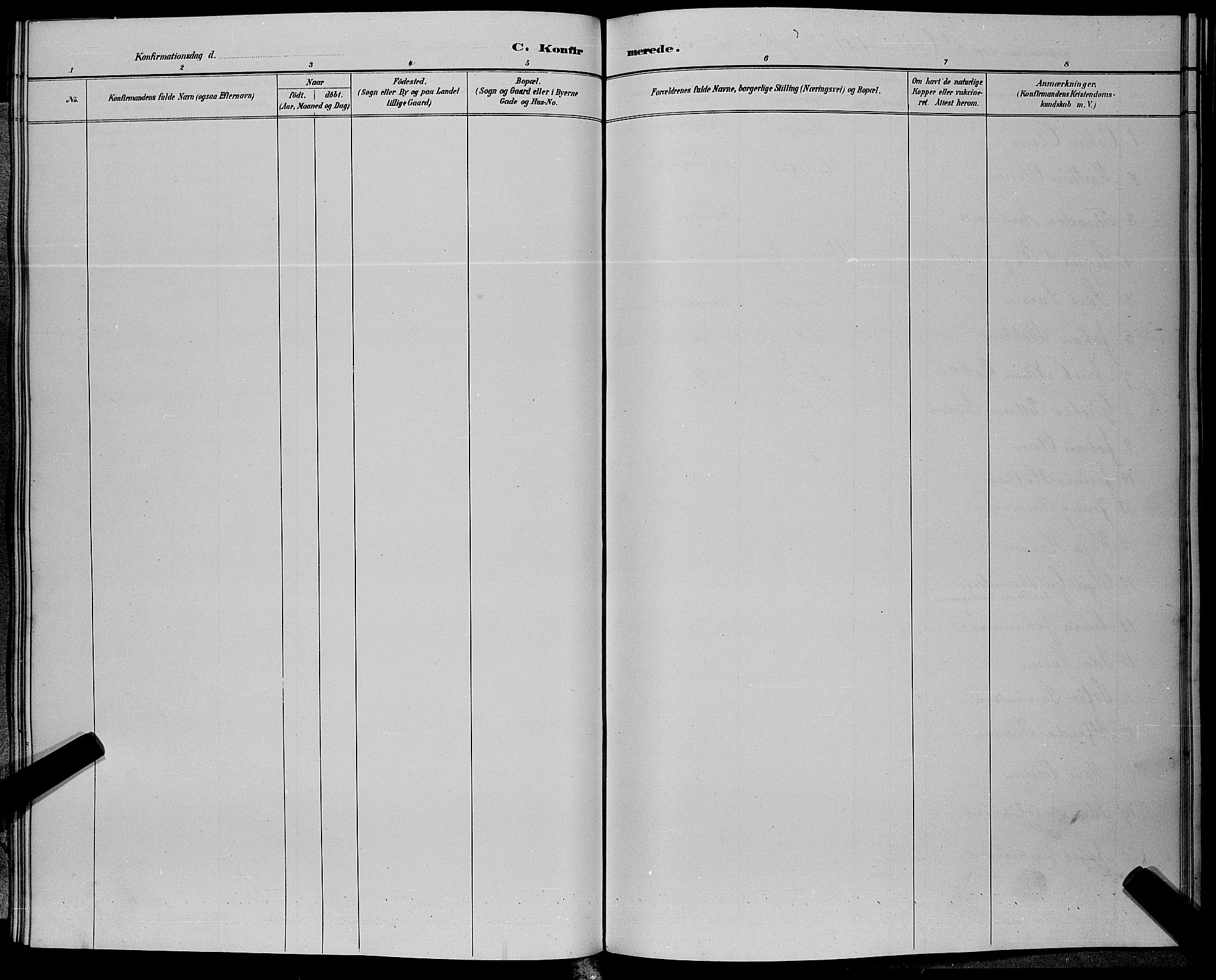 Hønefoss kirkebøker, AV/SAKO-A-609/G/Ga/L0002: Klokkerbok nr. 2, 1888-1904