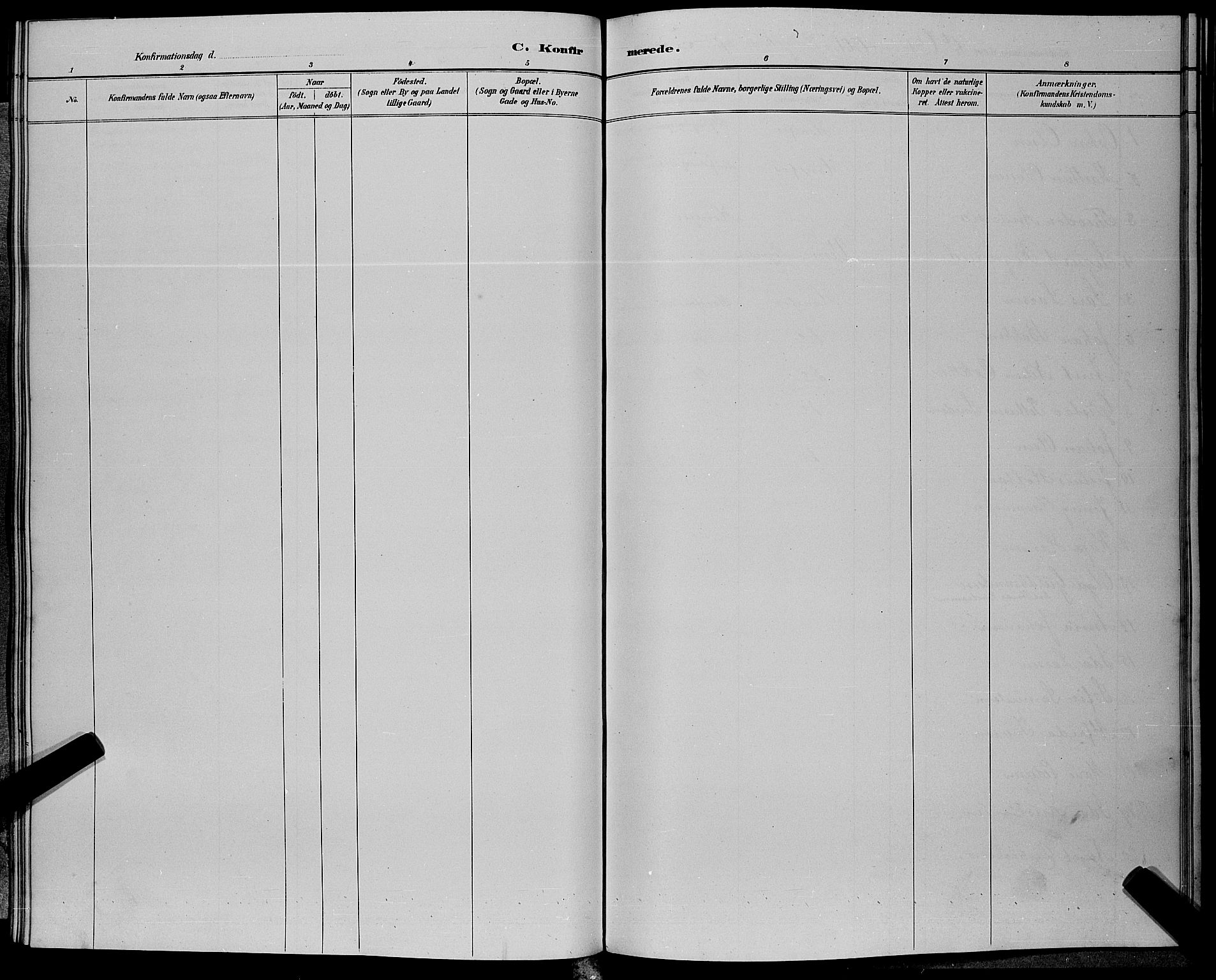 Hønefoss kirkebøker, SAKO/A-609/G/Ga/L0002: Klokkerbok nr. 2, 1888-1904