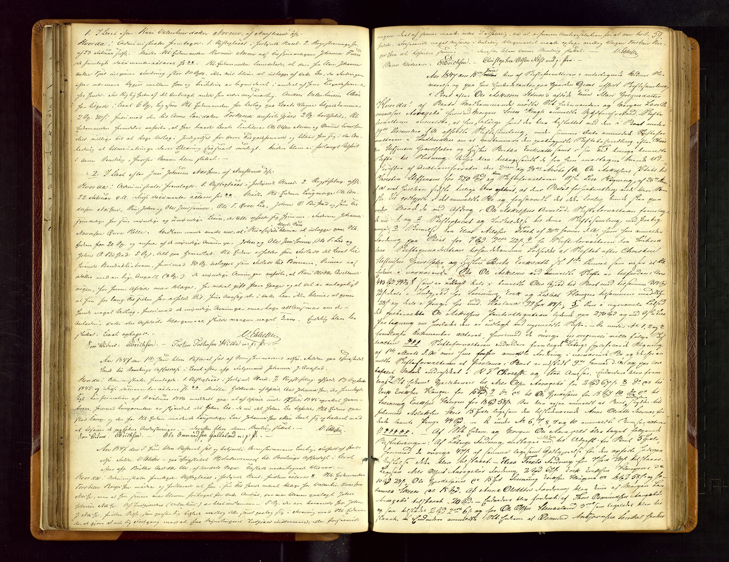 Ryfylke tingrett, AV/SAST-A-100055/001/IV/IVF/L0001: Skifteforhandlingsprotokoll A 1, 1844-1862, s. 59