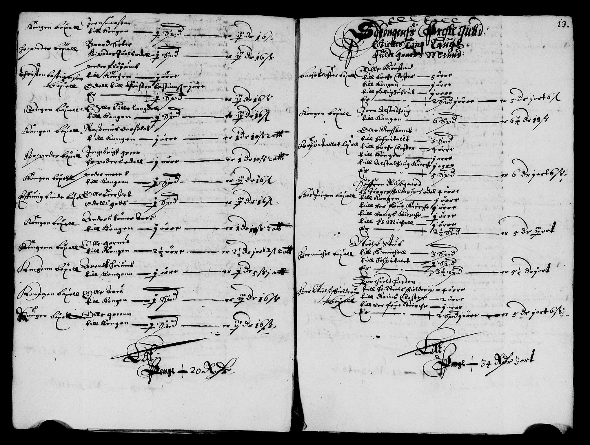 Rentekammeret inntil 1814, Reviderte regnskaper, Lensregnskaper, AV/RA-EA-5023/R/Rb/Rbw/L0127: Trondheim len, 1656-1657