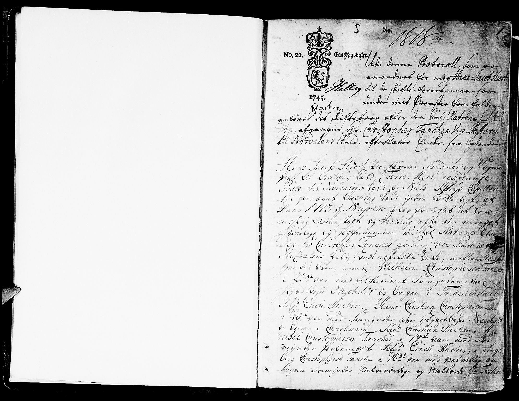 Sunnmøre prosti, AV/SAT-A-6501/I/I1/L0005: Skifteprotokoll, 1743-1789, s. 0b-1a