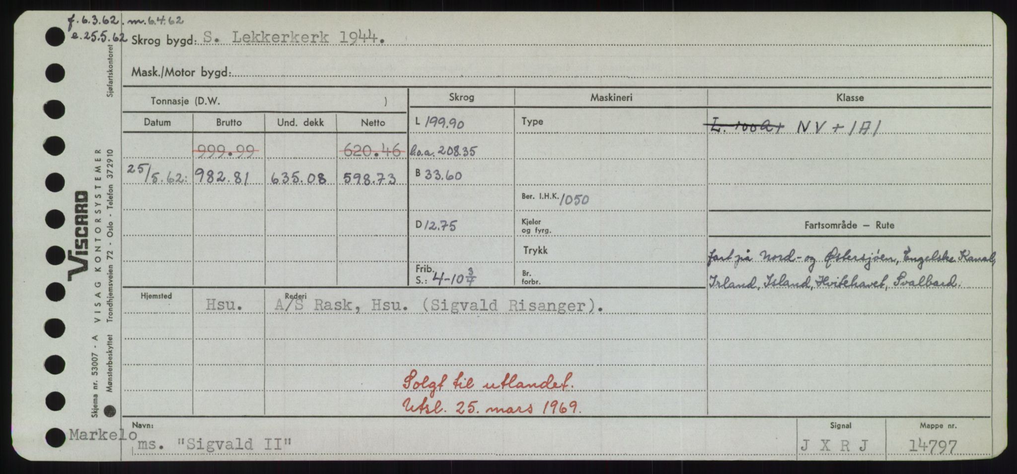 Sjøfartsdirektoratet med forløpere, Skipsmålingen, RA/S-1627/H/Hd/L0033: Fartøy, Sevi-Sjø, s. 119