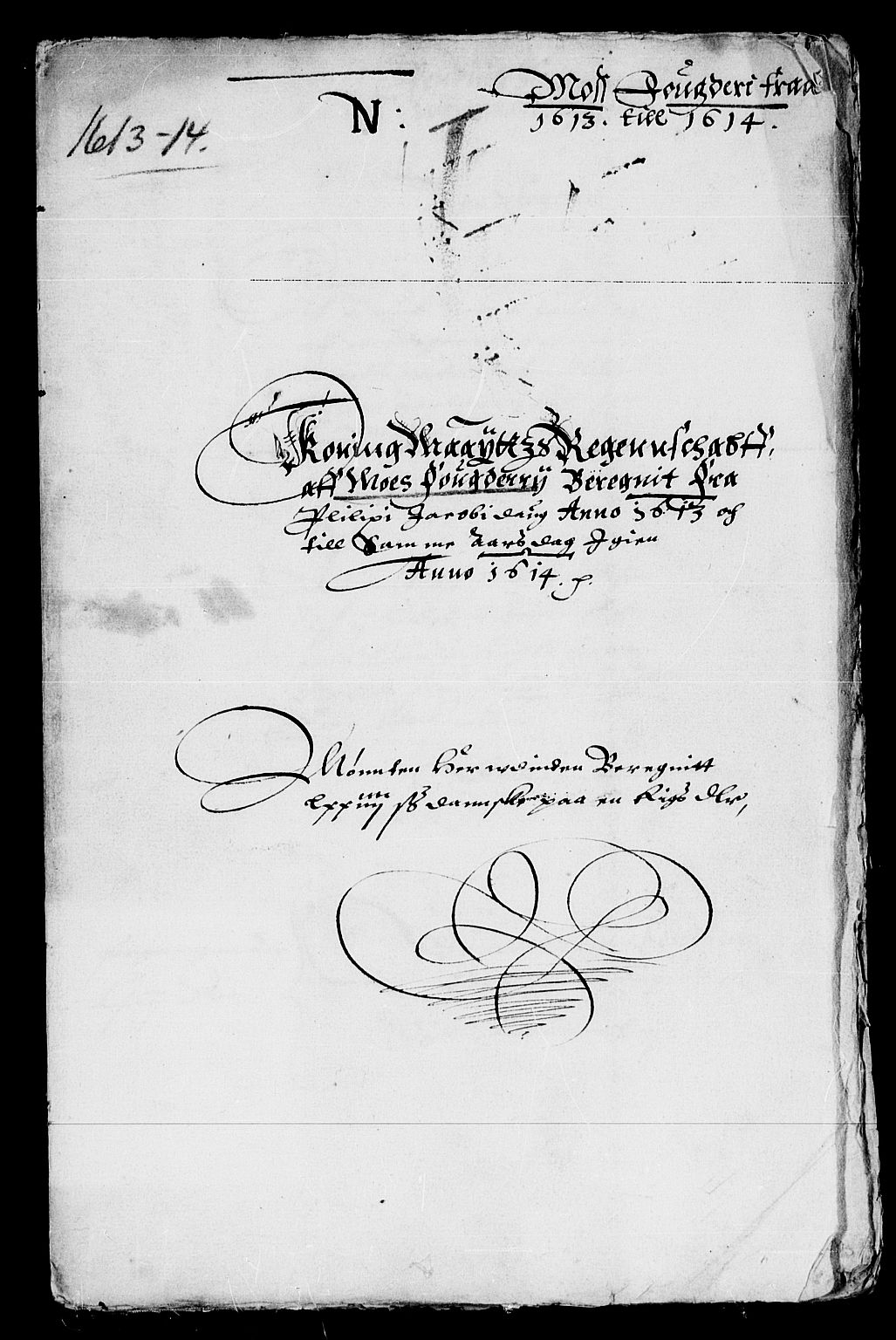 Rentekammeret inntil 1814, Reviderte regnskaper, Lensregnskaper, AV/RA-EA-5023/R/Rb/Rba/L0033: Akershus len, 1613-1614