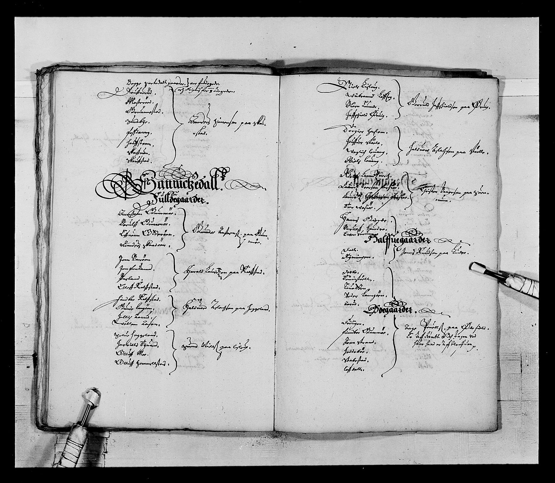 Stattholderembetet 1572-1771, RA/EA-2870/Ek/L0022/0005: Jordebøker 1633-1658: / En liste over soldatlegg og en liste over gårder i Bratsberg len, 1642-1644, s. 35