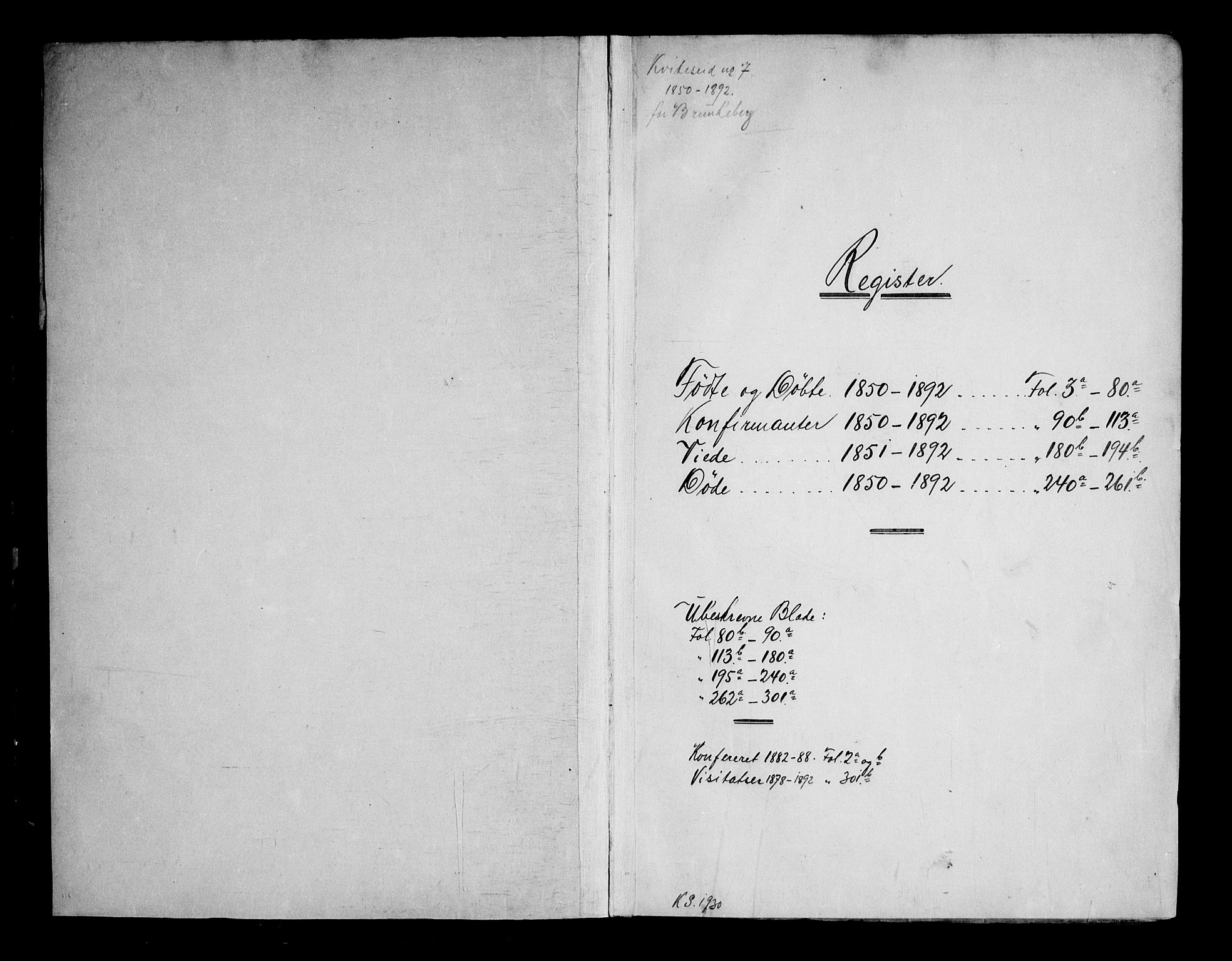 Kviteseid kirkebøker, SAKO/A-276/G/Gb/L0002: Klokkerbok nr. II 2, 1850-1892