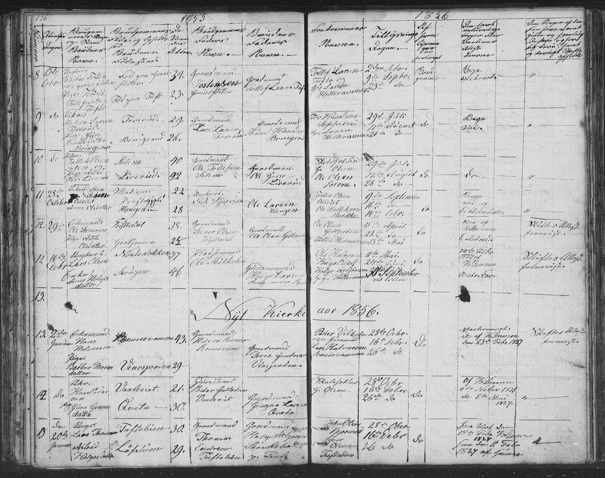 Nore kirkebøker, AV/SAKO-A-238/F/Fc/L0002: Ministerialbok nr. III 2, 1836-1861, s. 136
