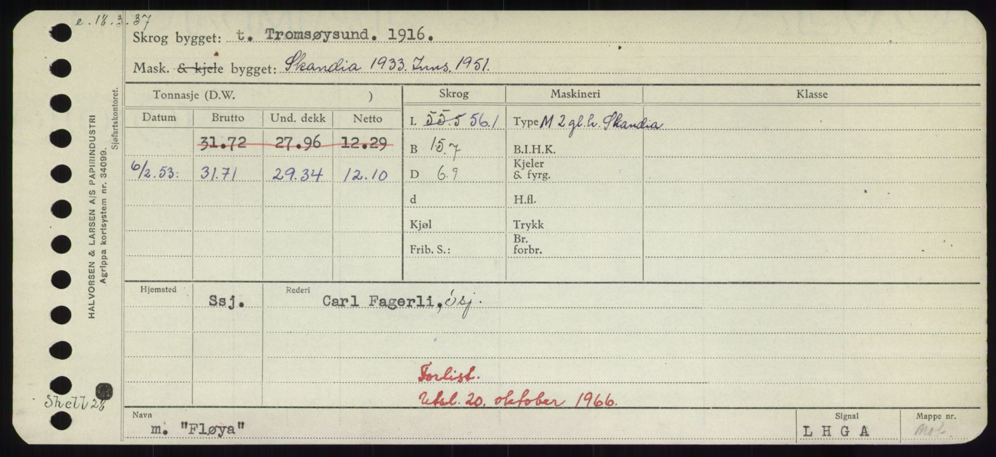 Sjøfartsdirektoratet med forløpere, Skipsmålingen, AV/RA-S-1627/H/Hd/L0011: Fartøy, Fla-Får, s. 91