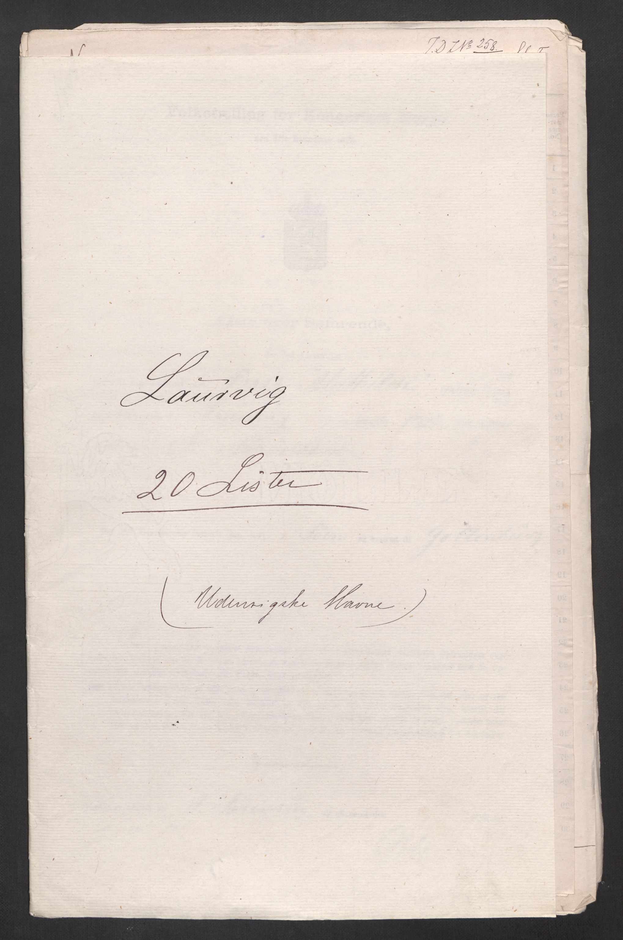 RA, Folketelling 1875, skipslister: Skip i utenrikske havner, hjemmehørende i byer og ladesteder, Fredrikshald - Arendal, 1875, s. 579