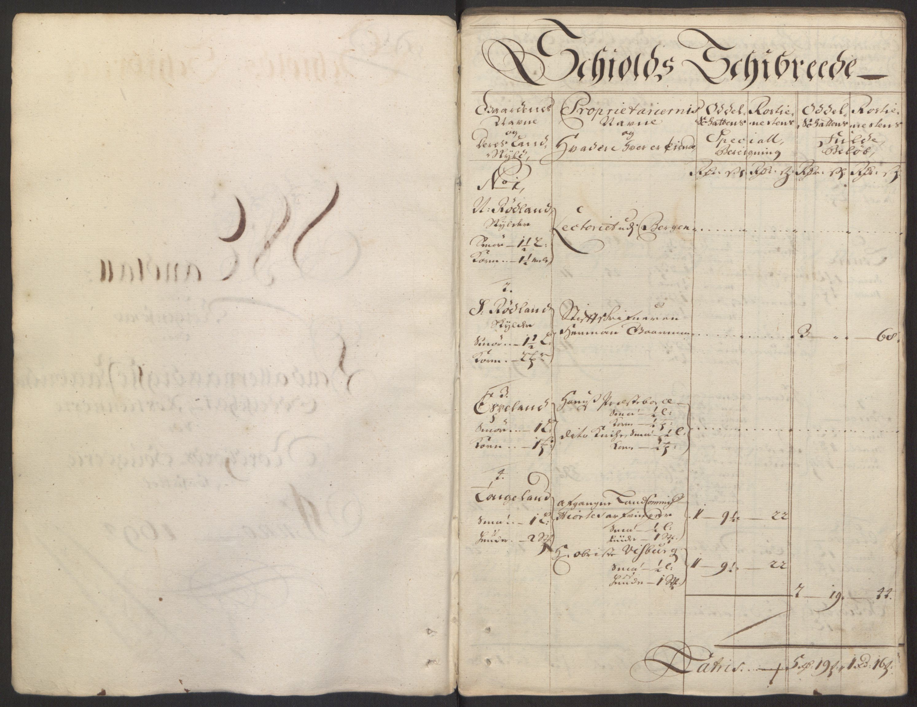 Rentekammeret inntil 1814, Reviderte regnskaper, Fogderegnskap, AV/RA-EA-4092/R51/L3182: Fogderegnskap Nordhordland og Voss, 1694, s. 195