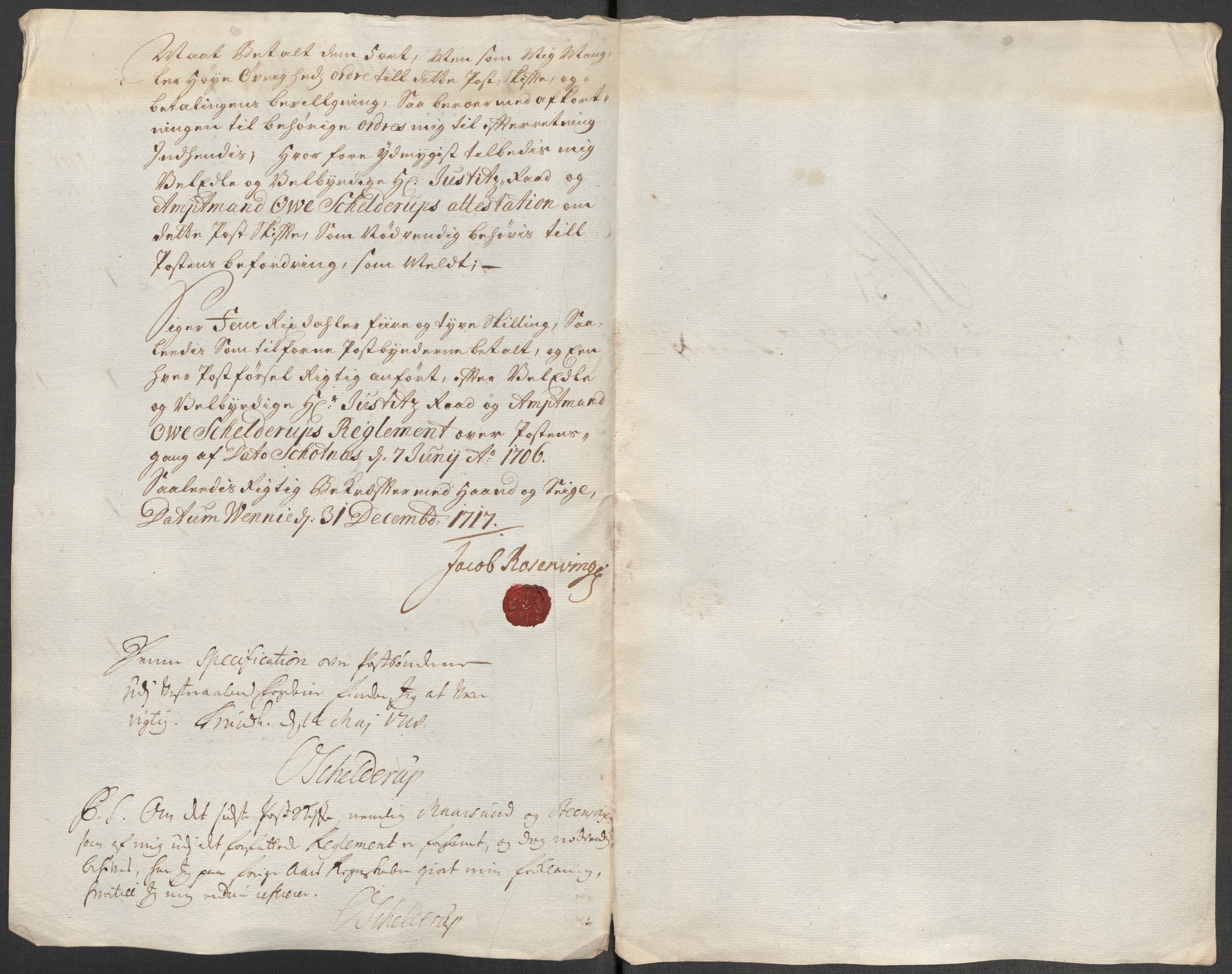 Rentekammeret inntil 1814, Reviderte regnskaper, Fogderegnskap, AV/RA-EA-4092/R67/L4683: Fogderegnskap Vesterålen, Andenes og Lofoten, 1717, s. 265