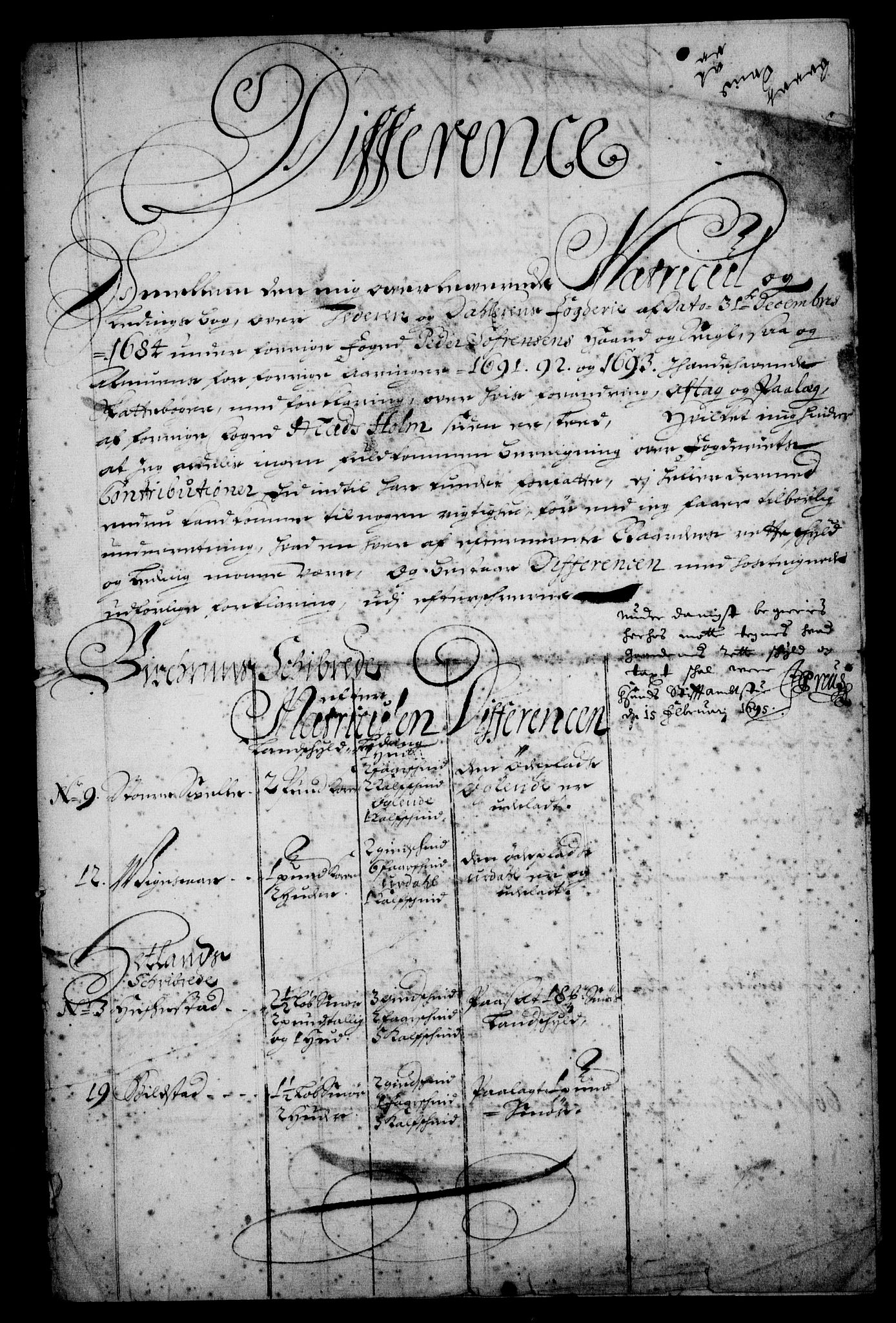 Rentekammeret inntil 1814, Realistisk ordnet avdeling, RA/EA-4070/N/Na/L0005/0003: [XI j]: Forskjellige jordebøker fra 1600-tallet: / Gårdmanntall for Jæren og Dalane fogderi, 1684