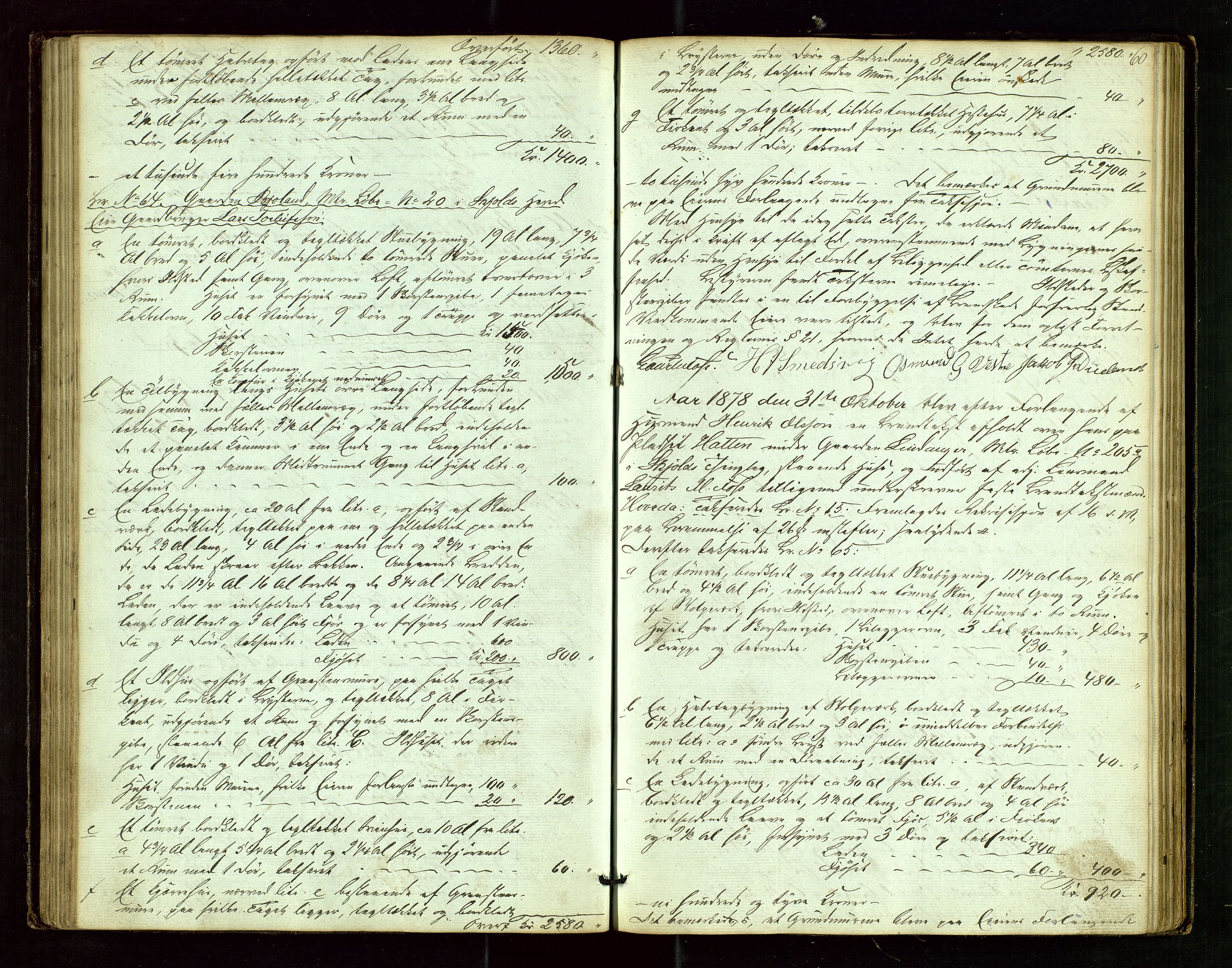 Skjold lensmannskontor, AV/SAST-A-100182/Goa/L0001: "Brandtaxations-Protocol for Skjold Thinglaug i Ryfylke", 1853-1890, s. 59b-60a