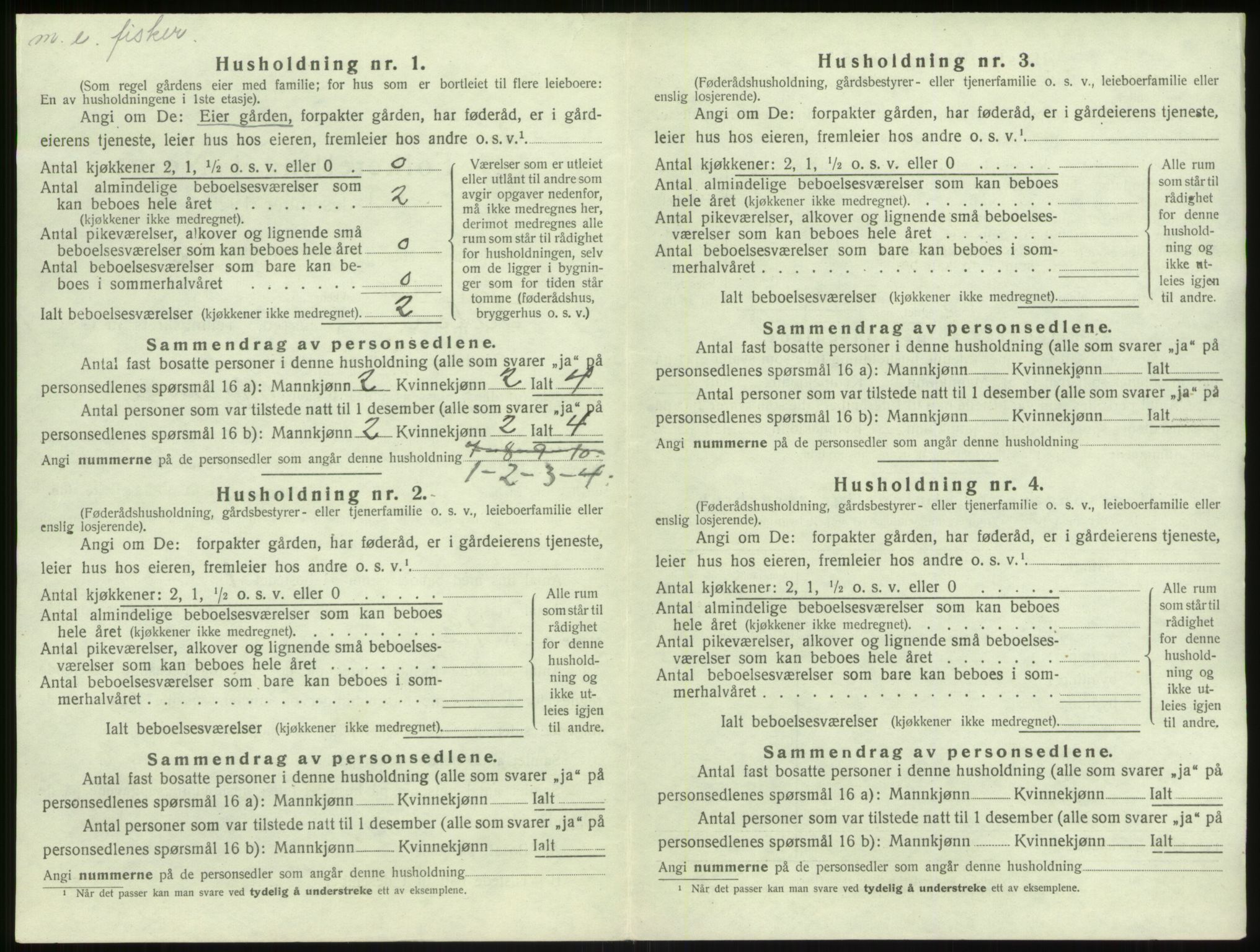 SAB, Folketelling 1920 for 1412 Solund herred, 1920, s. 347