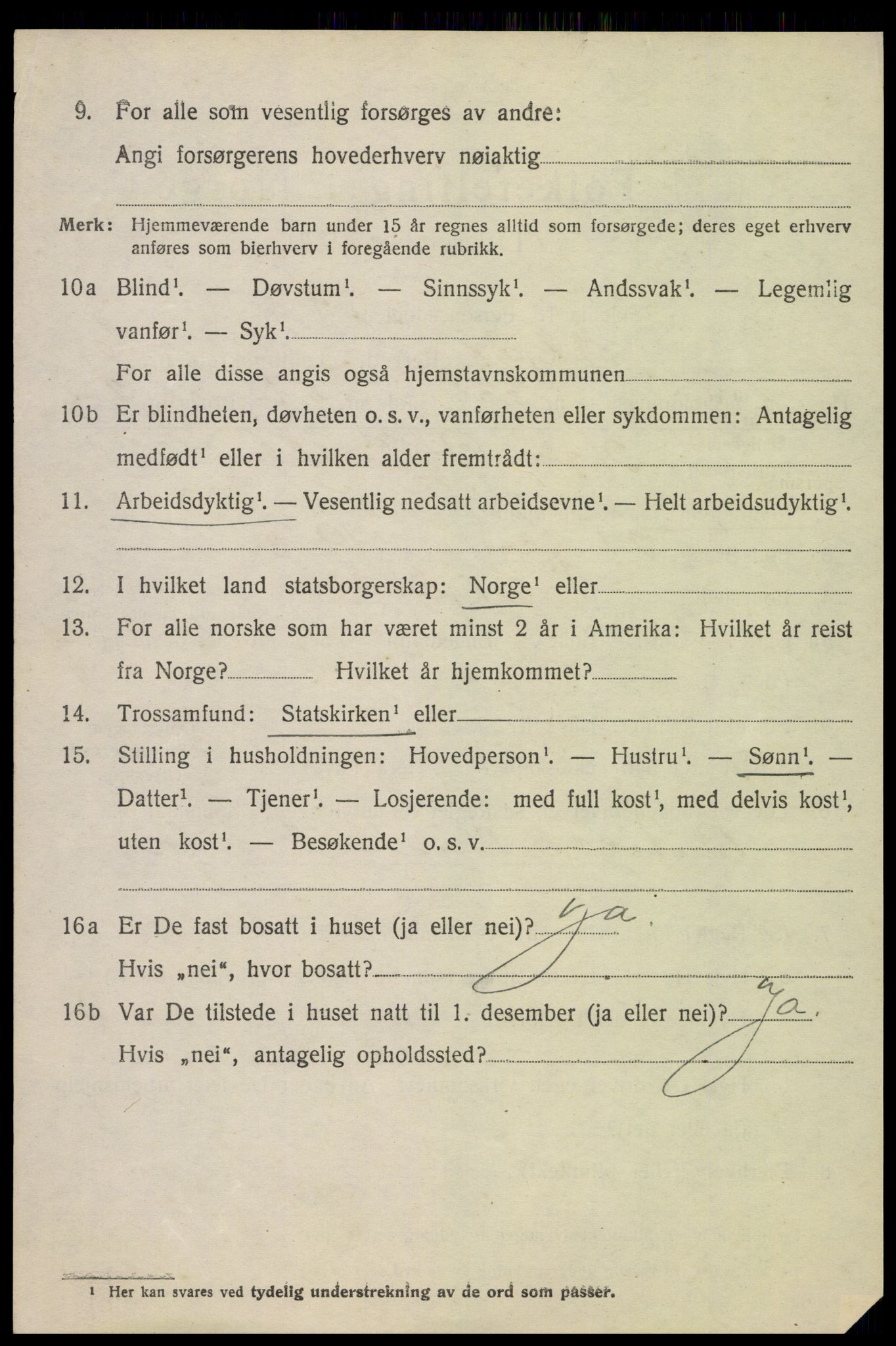 SAH, Folketelling 1920 for 0513 Skjåk herred, 1920, s. 3383