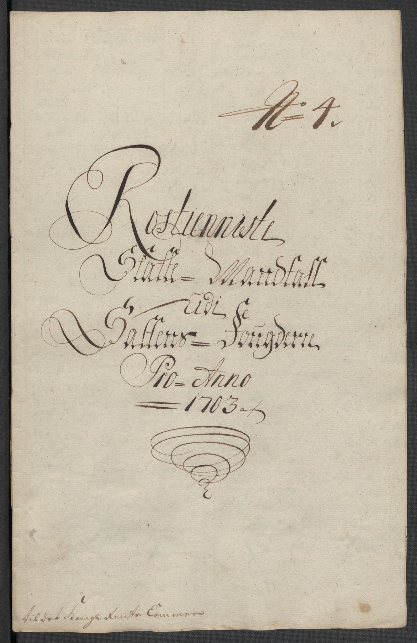 Rentekammeret inntil 1814, Reviderte regnskaper, Fogderegnskap, RA/EA-4092/R66/L4580: Fogderegnskap Salten, 1701-1706, s. 205