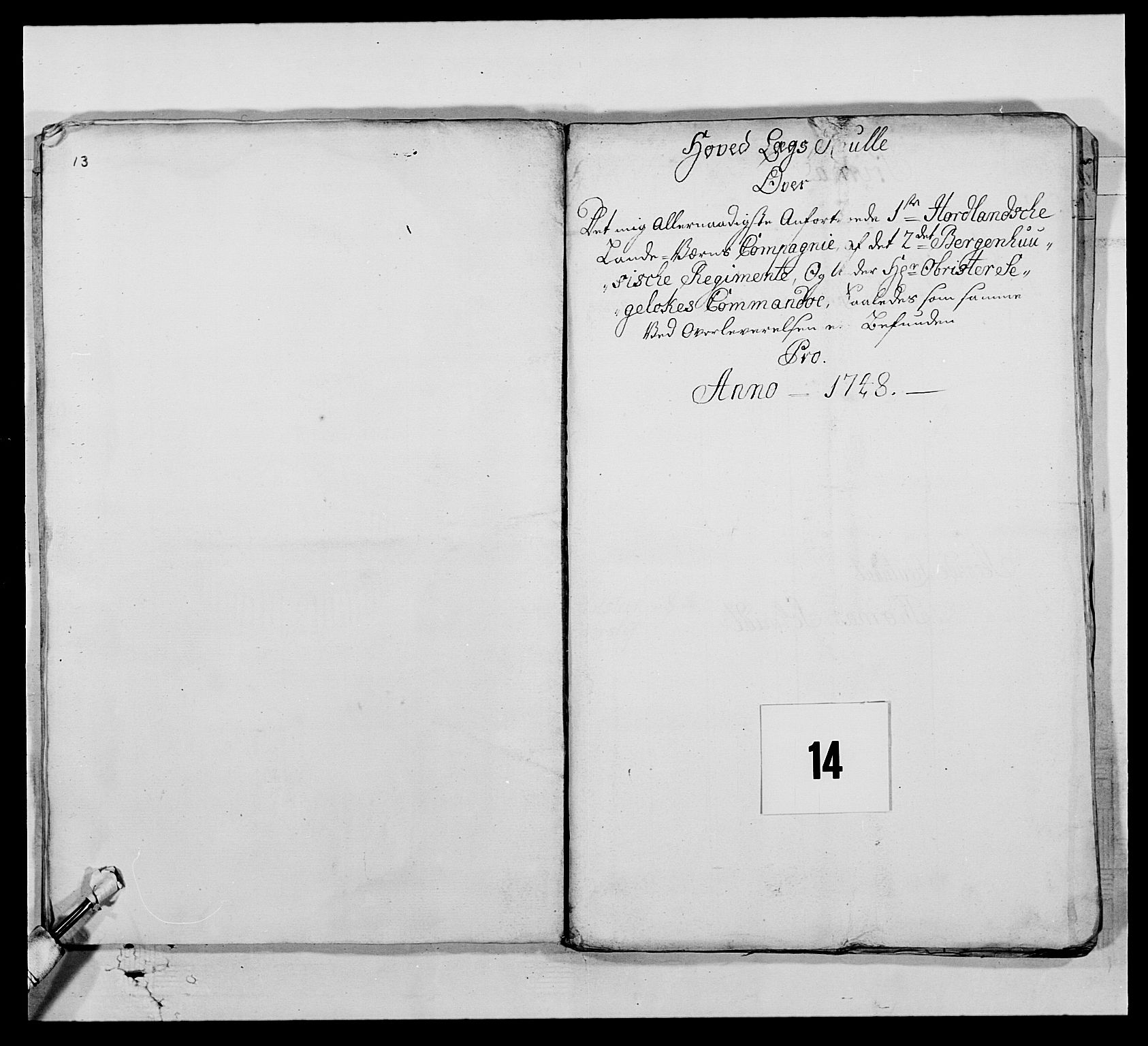 Kommanderende general (KG I) med Det norske krigsdirektorium, AV/RA-EA-5419/E/Ea/L0520: 2. Bergenhusiske regiment, 1746-1756, s. 142