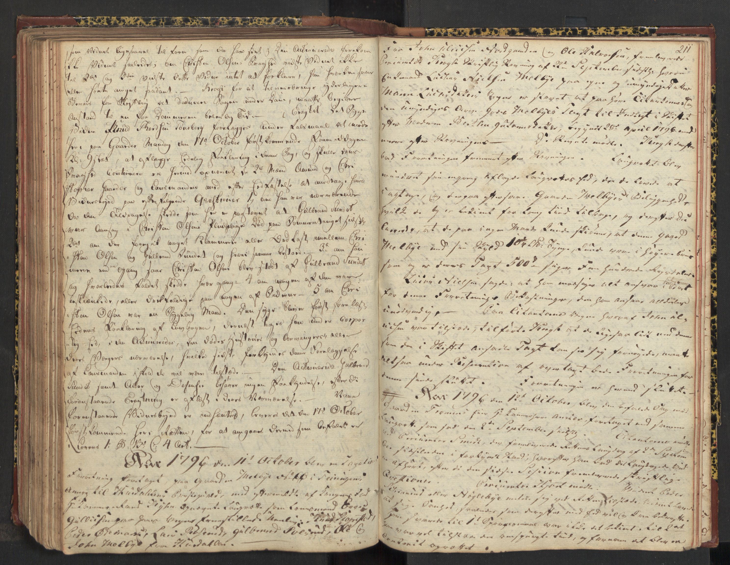 Øvre Romerike sorenskriveri, AV/SAO-A-10649/F/Fc/Fca/L0006: Ekstrarettsprotokoll 6, 1794-1797, s. 210b-211a