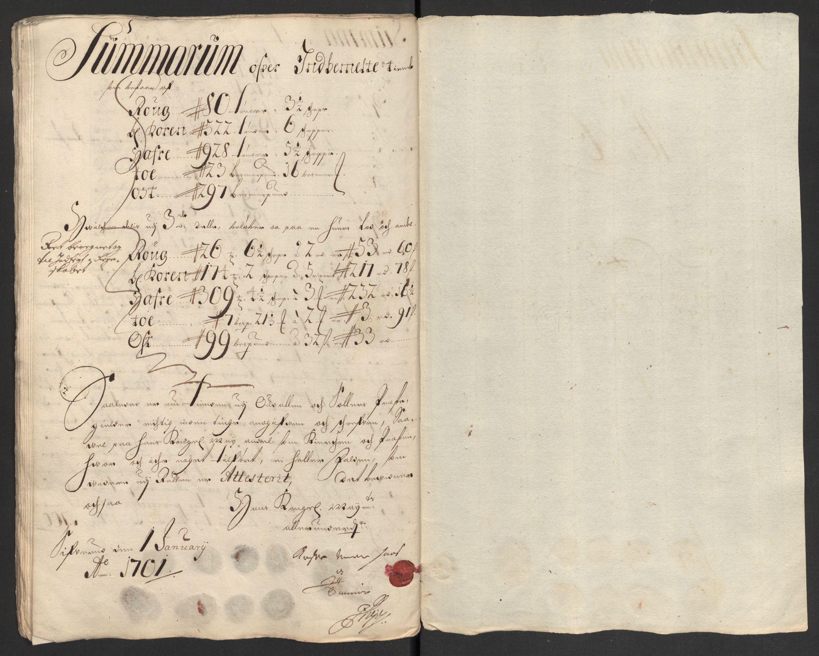 Rentekammeret inntil 1814, Reviderte regnskaper, Fogderegnskap, RA/EA-4092/R13/L0838: Fogderegnskap Solør, Odal og Østerdal, 1700, s. 66