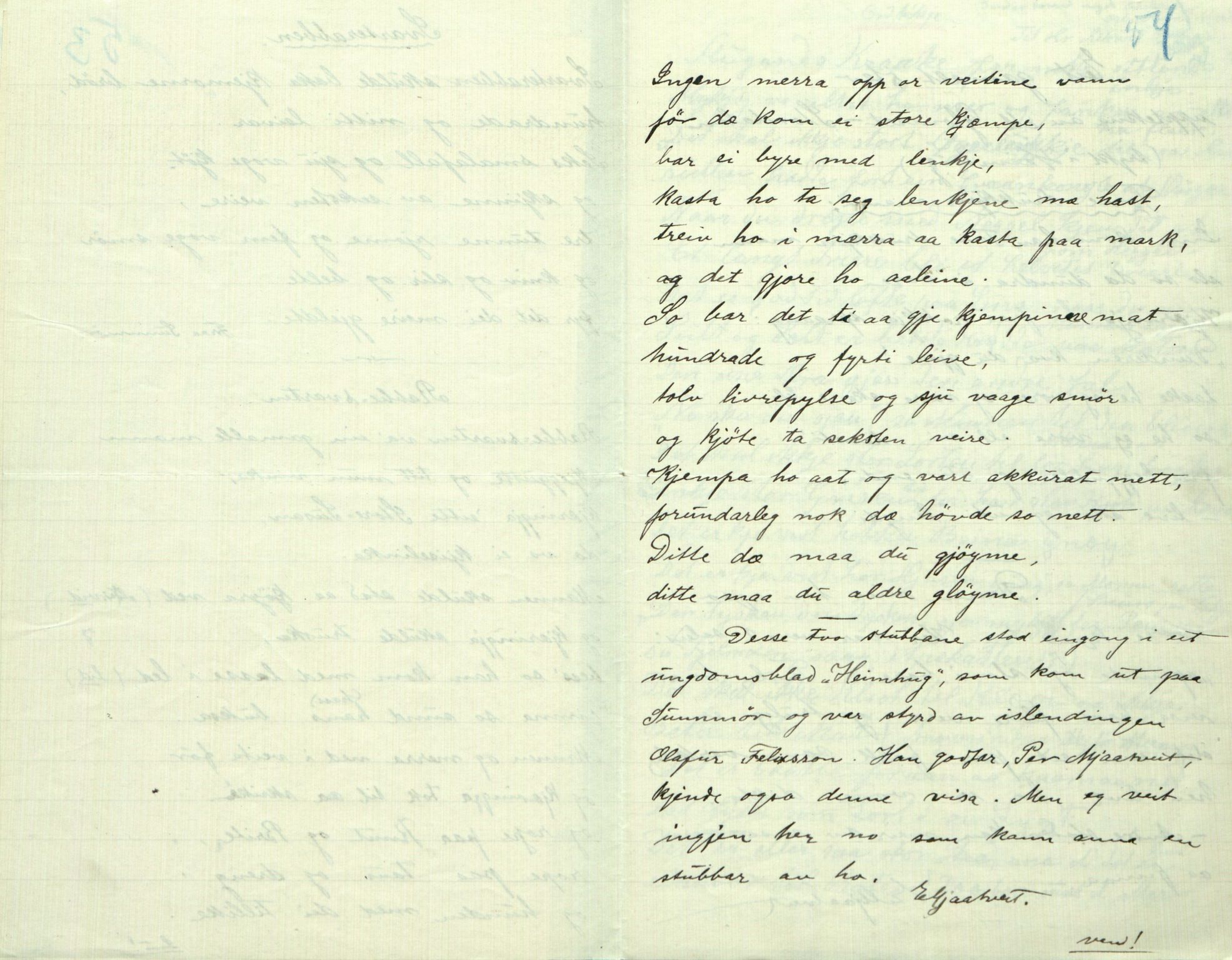 Rikard Berge, TEMU/TGM-A-1003/F/L0009/0003: 341-356 / 343 Mest brev, litt tradisjon, 1902-1925, s. 54