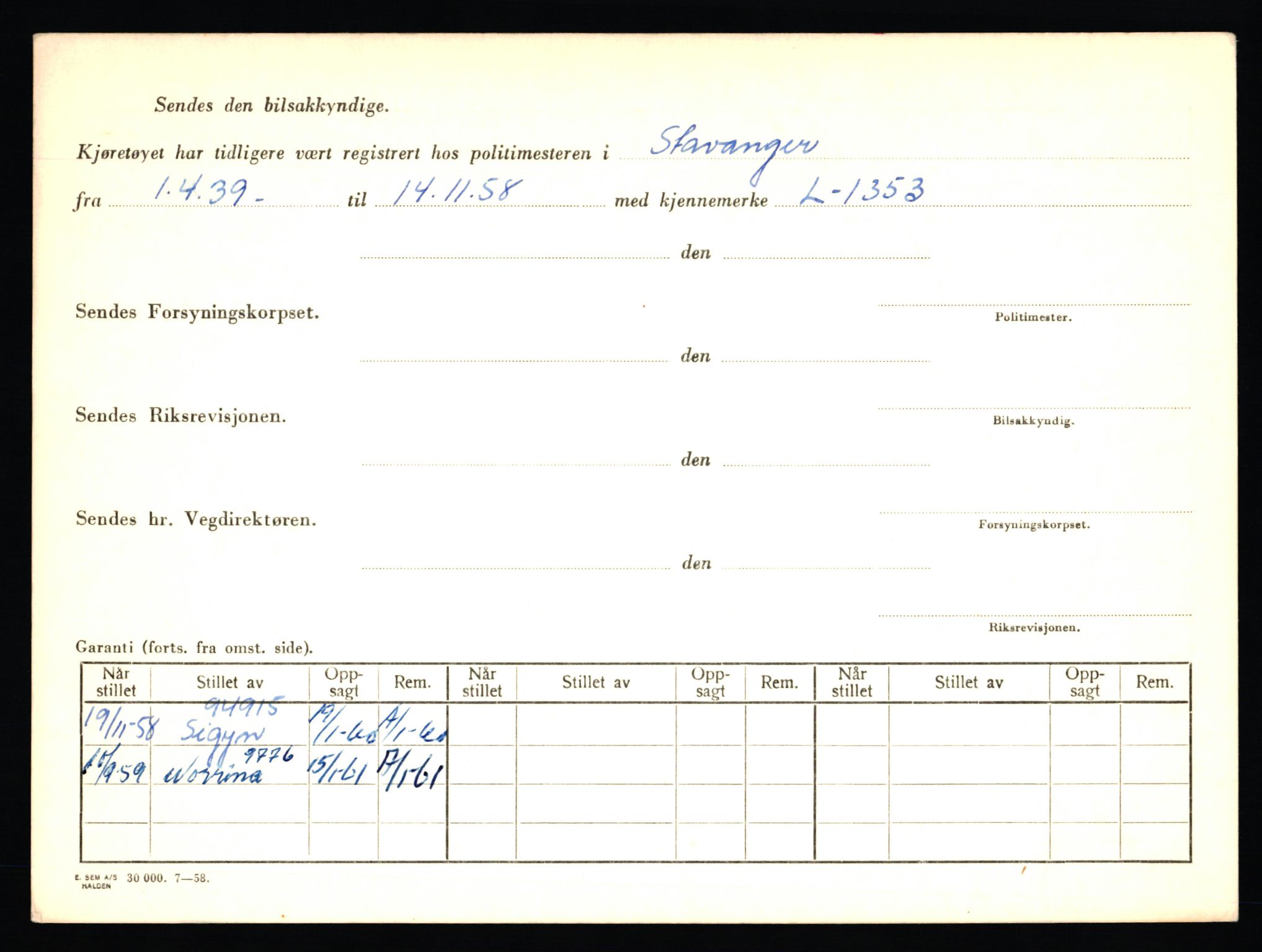 Stavanger trafikkstasjon, AV/SAST-A-101942/0/F/L0065: L-65400 - L-67649, 1930-1971, s. 946