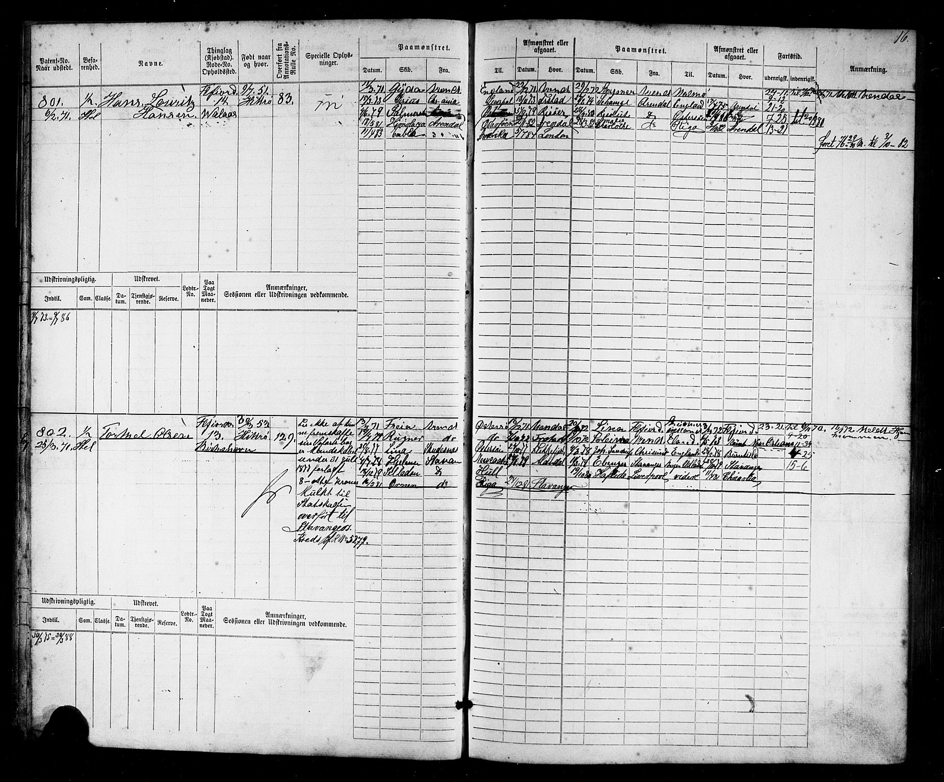 Flekkefjord mønstringskrets, AV/SAK-2031-0018/F/Fb/L0009: Hovedrulle nr 771-1533, Æ-6, 1868-1900, s. 17