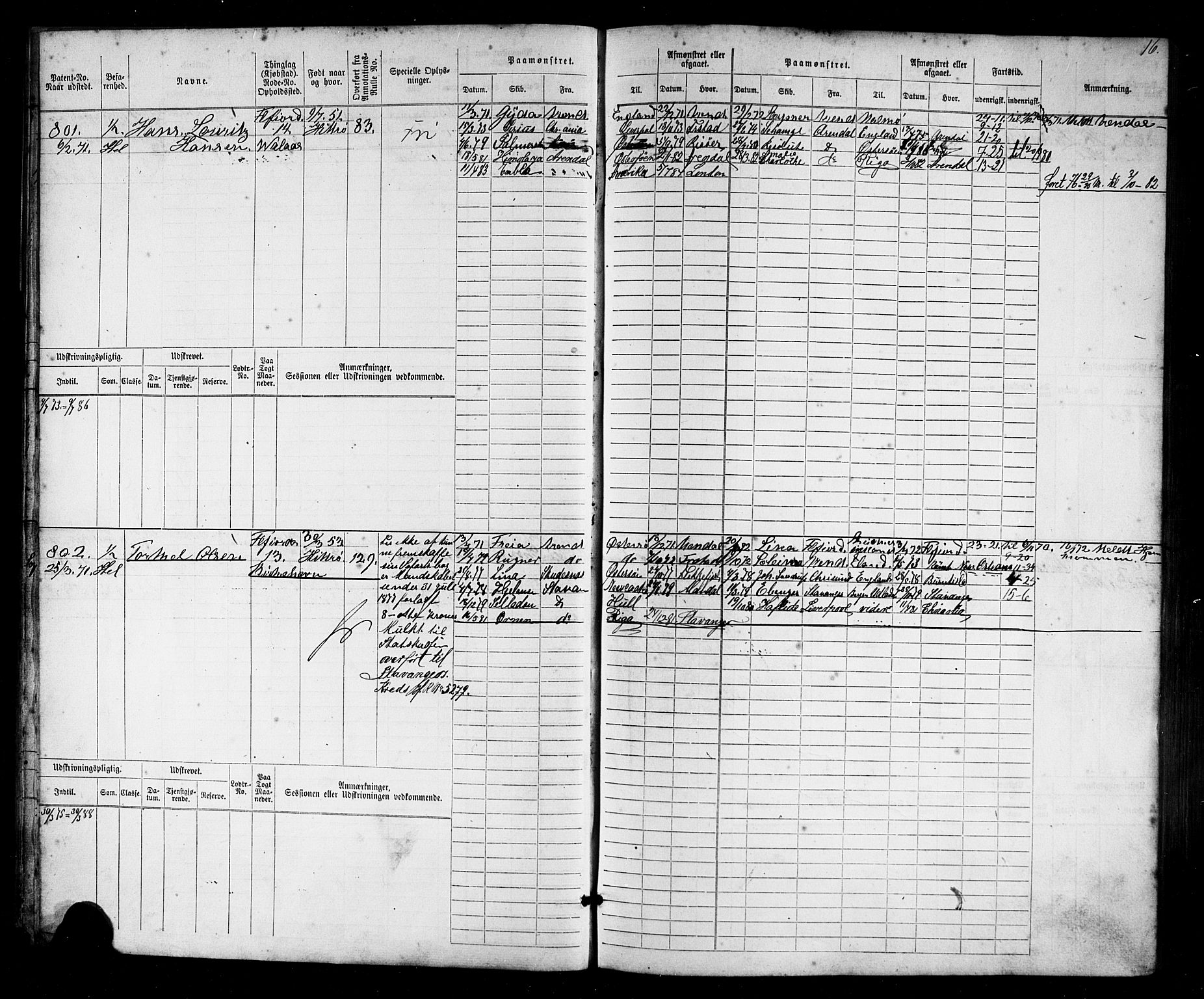 Flekkefjord mønstringskrets, SAK/2031-0018/F/Fb/L0009: Hovedrulle nr 771-1533, Æ-6, 1868-1900, s. 17