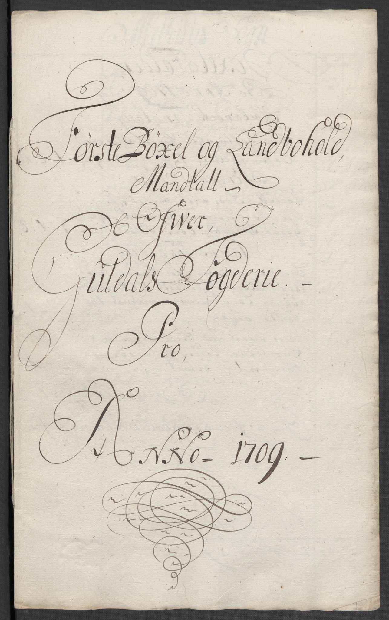 Rentekammeret inntil 1814, Reviderte regnskaper, Fogderegnskap, RA/EA-4092/R60/L3959: Fogderegnskap Orkdal og Gauldal, 1709, s. 302
