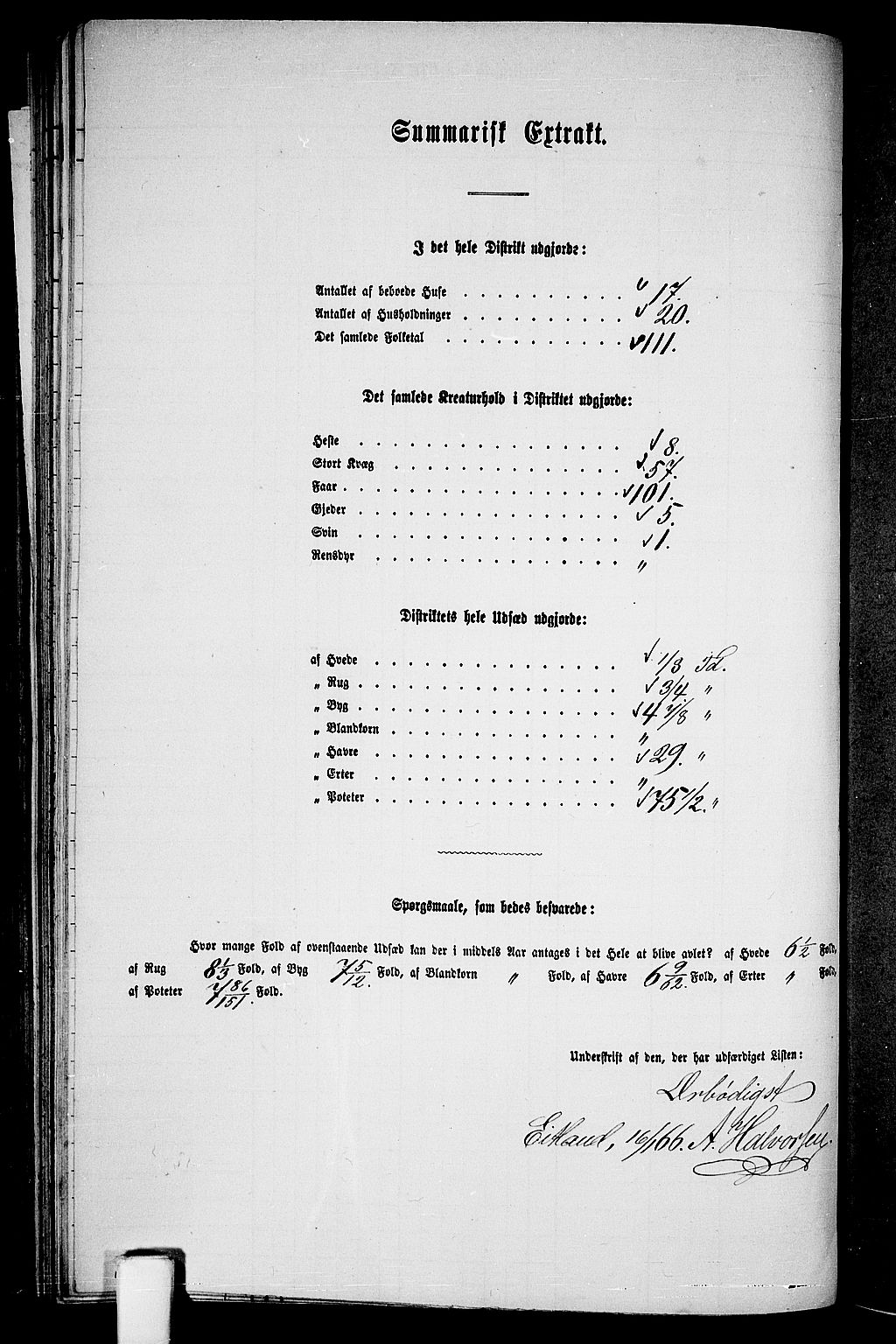 RA, Folketelling 1865 for 1041L Vanse prestegjeld, Vanse sokn og Farsund landsokn, 1865, s. 200