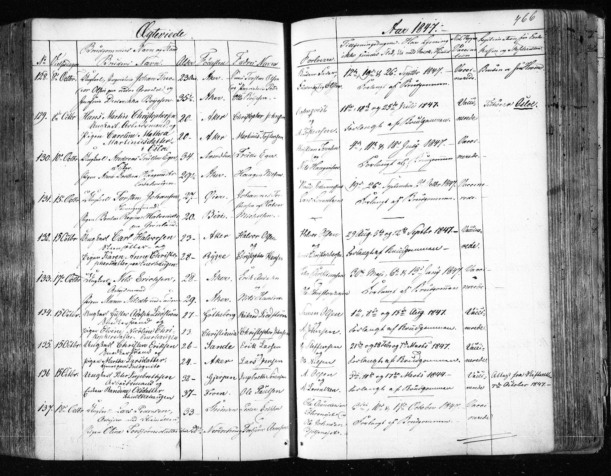 Aker prestekontor kirkebøker, AV/SAO-A-10861/F/L0019: Ministerialbok nr. 19, 1842-1852, s. 466