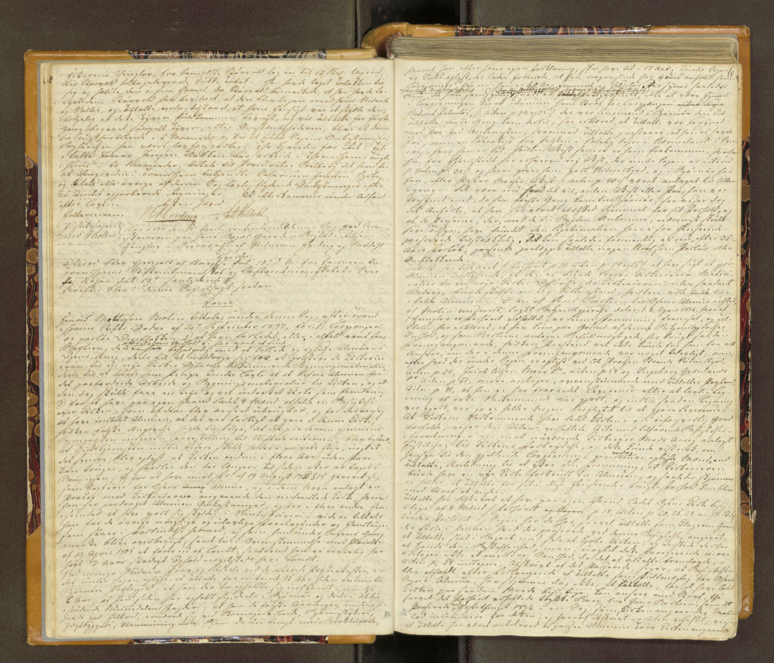 Fosen sorenskriveri, AV/SAT-A-1107/1/1/1B/L0006: Ekstrarettsprotokoll, 1838-1844, s. 5b-6a