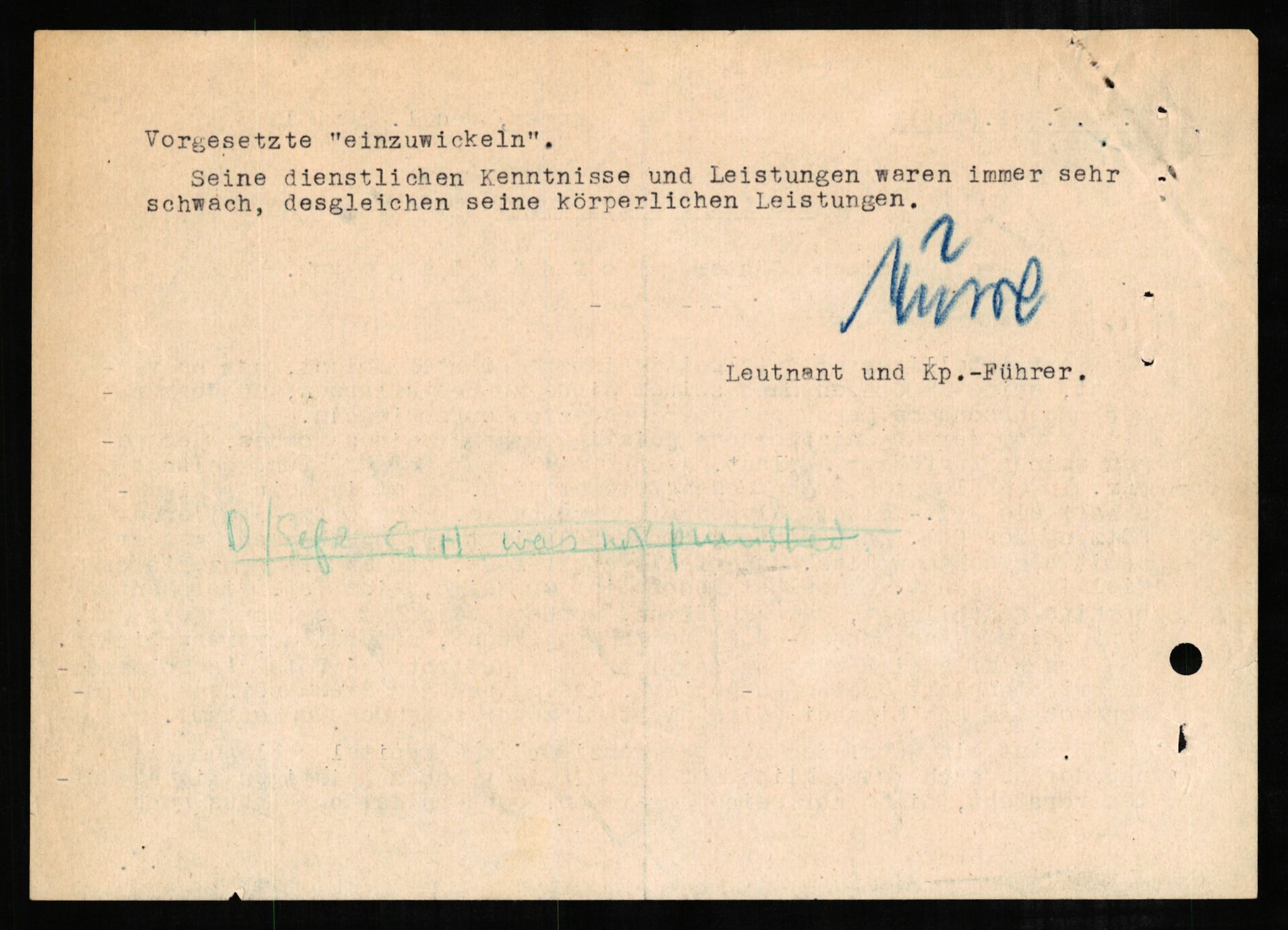 Forsvaret, Forsvarets overkommando II, AV/RA-RAFA-3915/D/Db/L0004: CI Questionaires. Tyske okkupasjonsstyrker i Norge. Tyskere., 1945-1946, s. 523