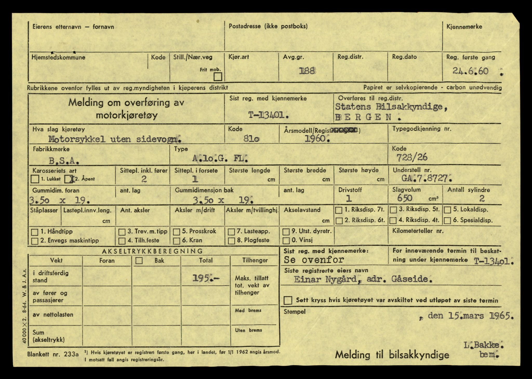 Møre og Romsdal vegkontor - Ålesund trafikkstasjon, AV/SAT-A-4099/F/Fe/L0039: Registreringskort for kjøretøy T 13361 - T 13530, 1927-1998, s. 689