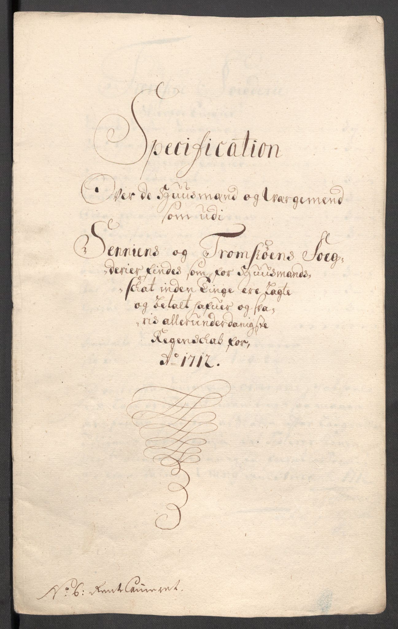 Rentekammeret inntil 1814, Reviderte regnskaper, Fogderegnskap, RA/EA-4092/R68/L4758: Fogderegnskap Senja og Troms, 1711-1712, s. 350