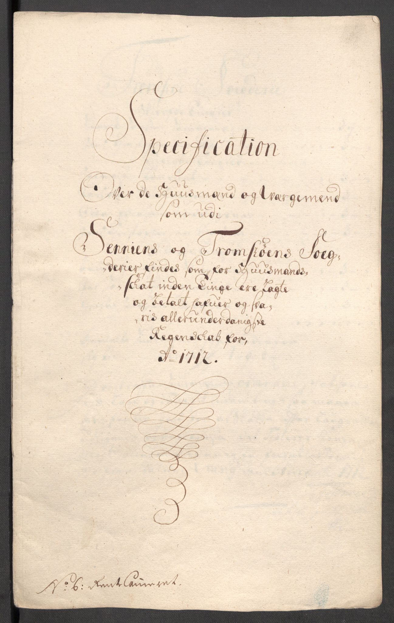 Rentekammeret inntil 1814, Reviderte regnskaper, Fogderegnskap, AV/RA-EA-4092/R68/L4758: Fogderegnskap Senja og Troms, 1711-1712, s. 350