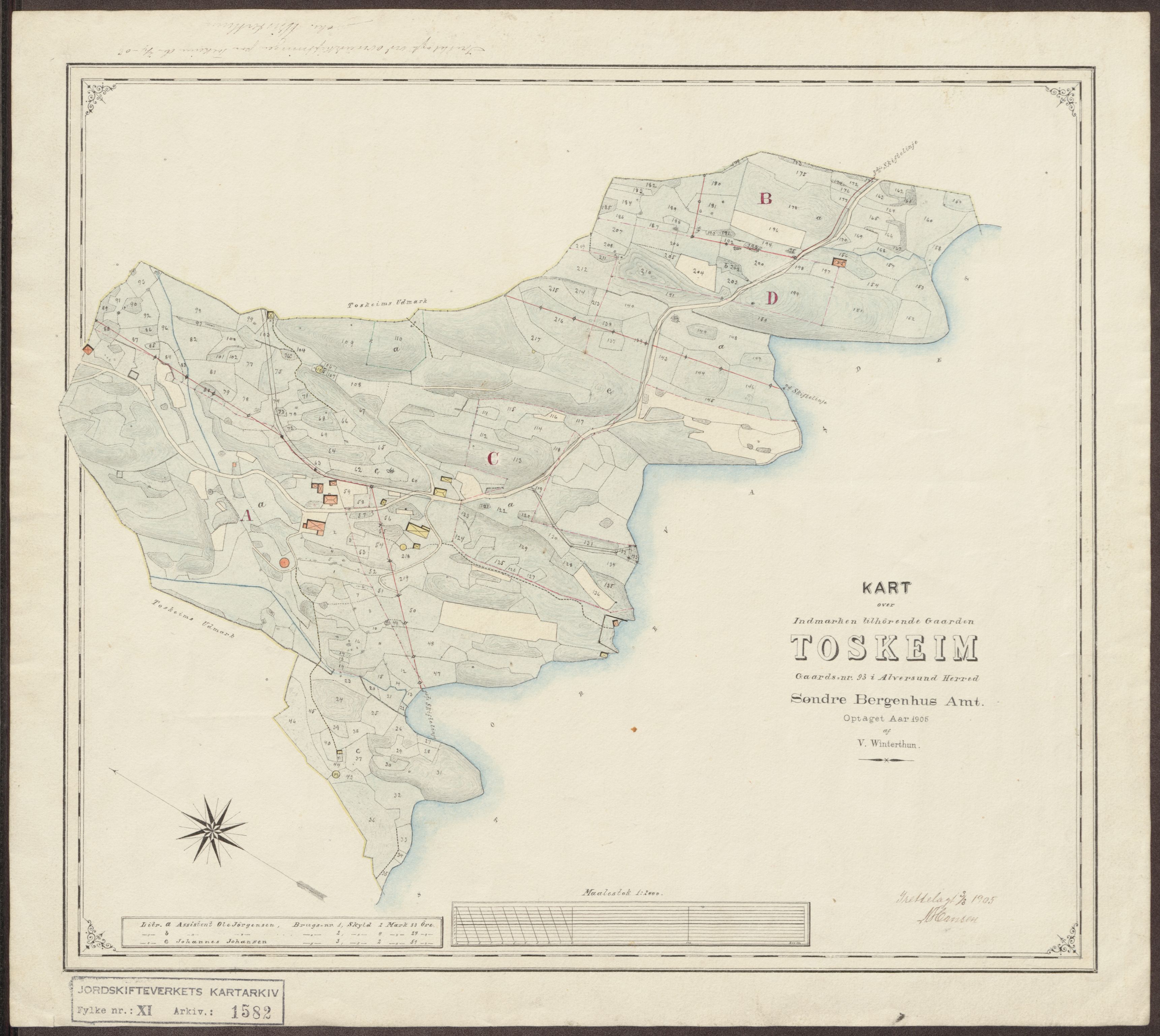 Jordskifteverkets kartarkiv, RA/S-3929/T, 1859-1988, s. 1742