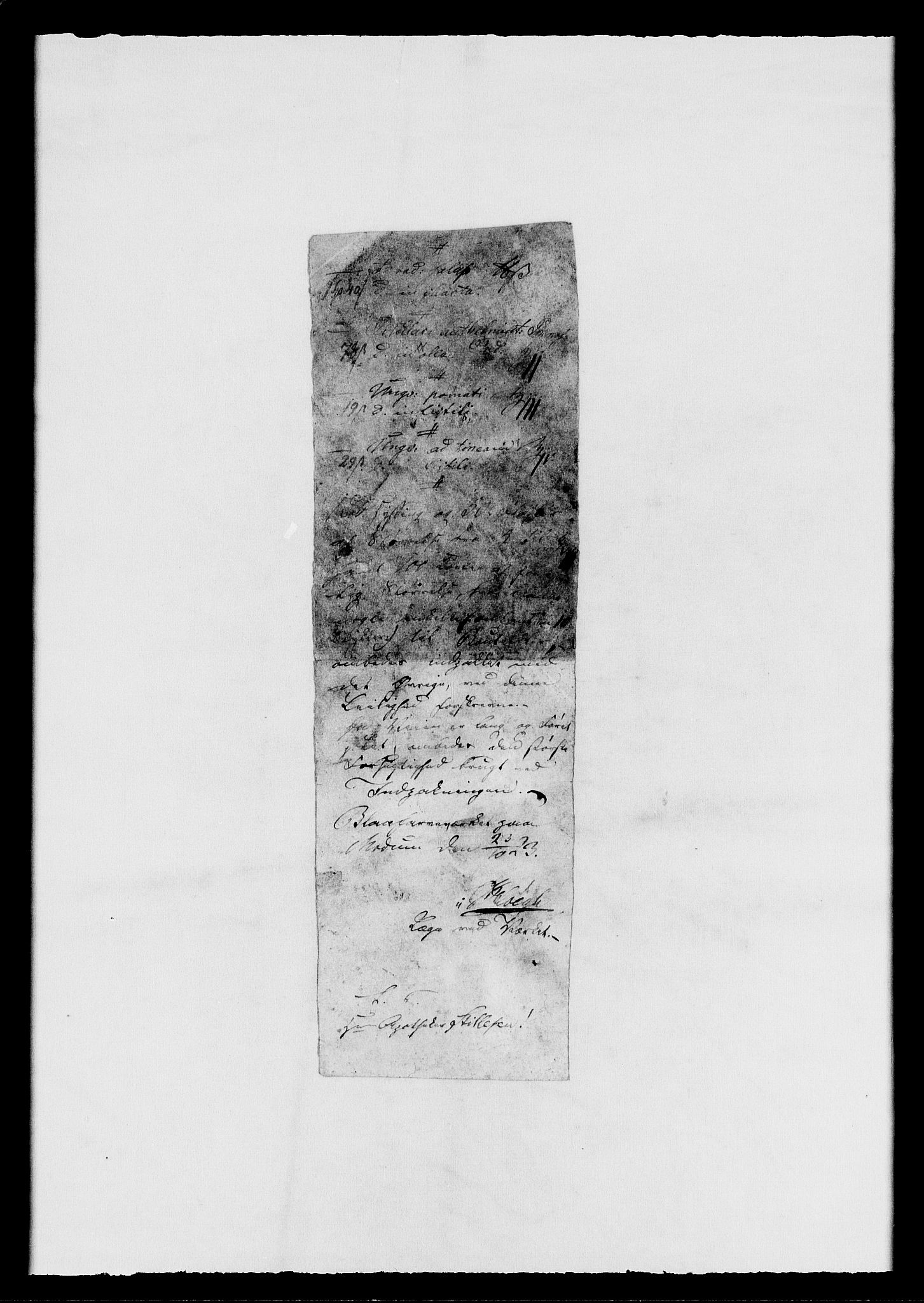 Modums Blaafarveværk, AV/RA-PA-0157/G/Gh/L0380/0002: -- / Diverse dokument ang. pigen Ellen Marie Olsdatters Indleggelse paa Rigshospitalet, 1825-1849, s. 4