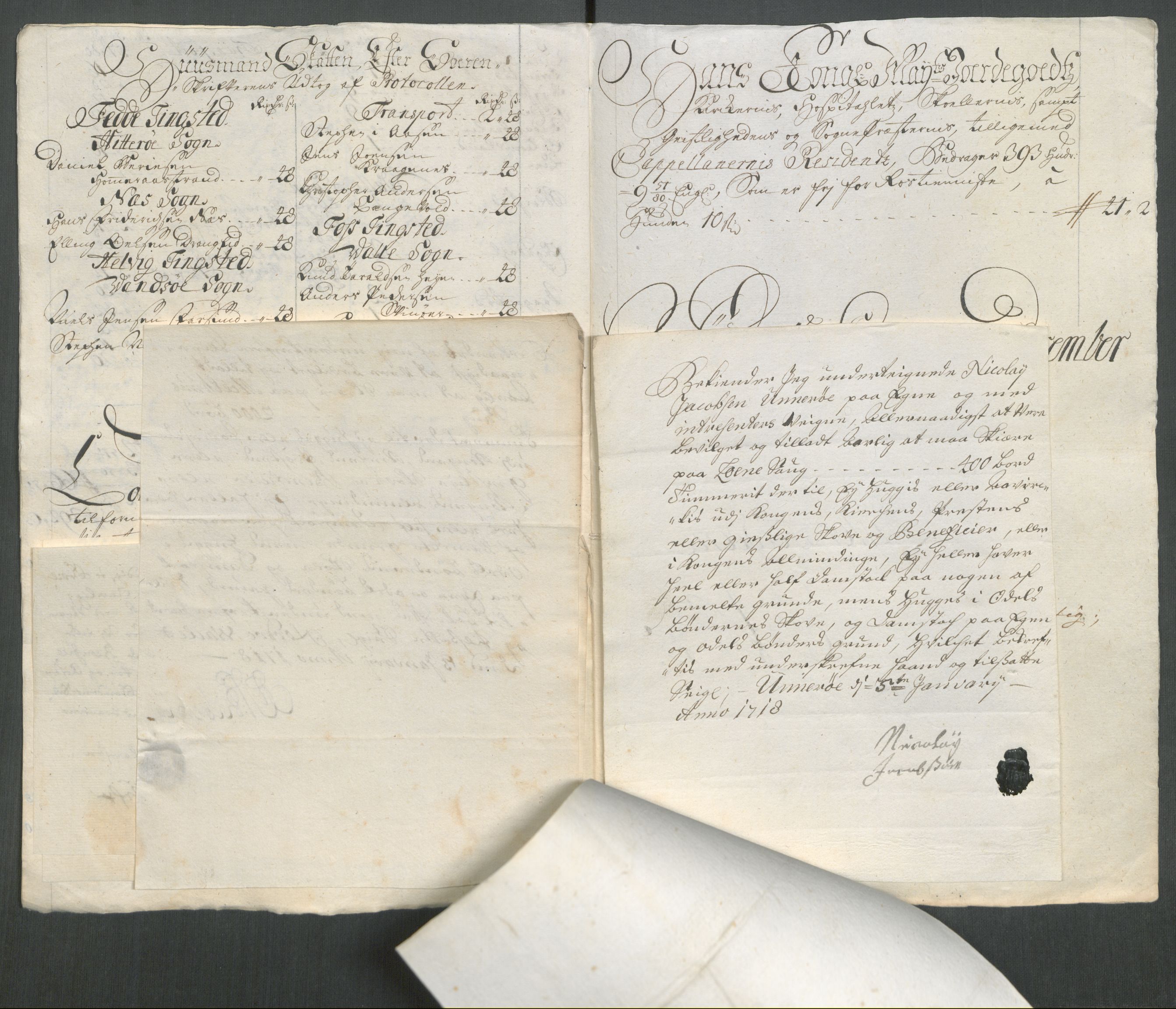 Rentekammeret inntil 1814, Reviderte regnskaper, Fogderegnskap, AV/RA-EA-4092/R43/L2561: Fogderegnskap Lista og Mandal, 1717, s. 40