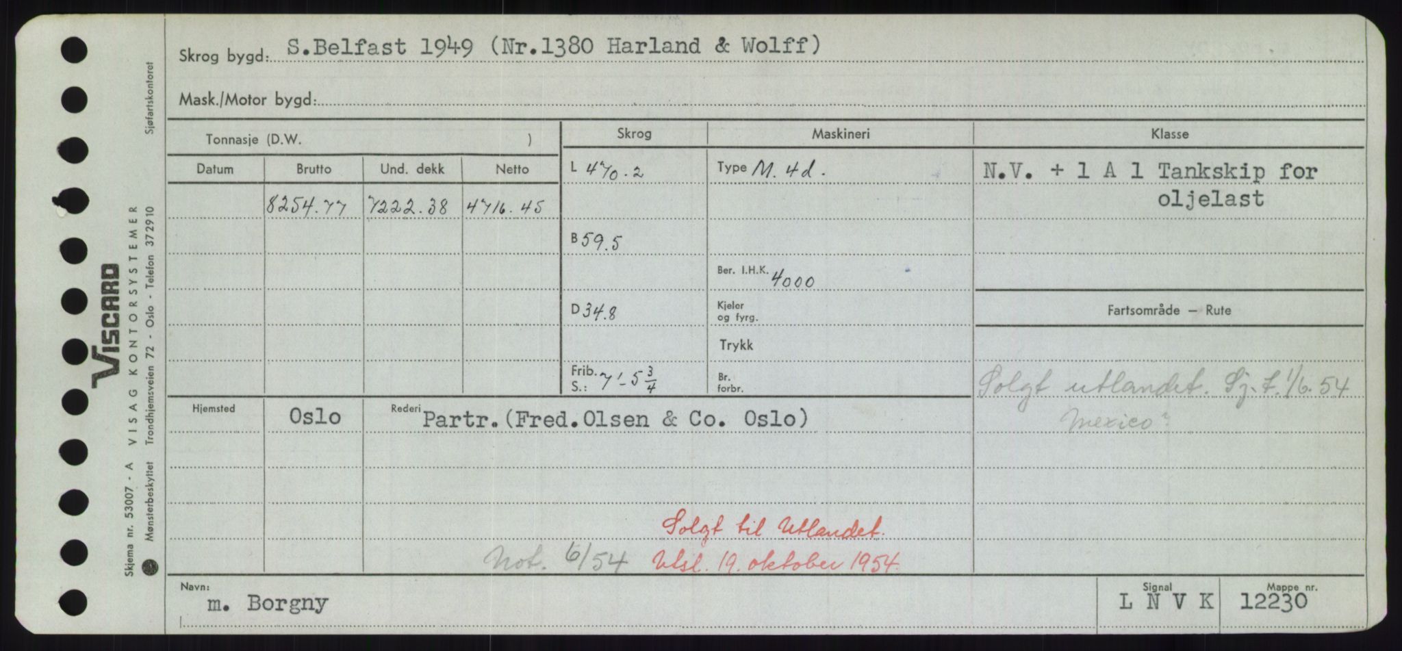 Sjøfartsdirektoratet med forløpere, Skipsmålingen, RA/S-1627/H/Hd/L0004: Fartøy, Bia-Boy, s. 579