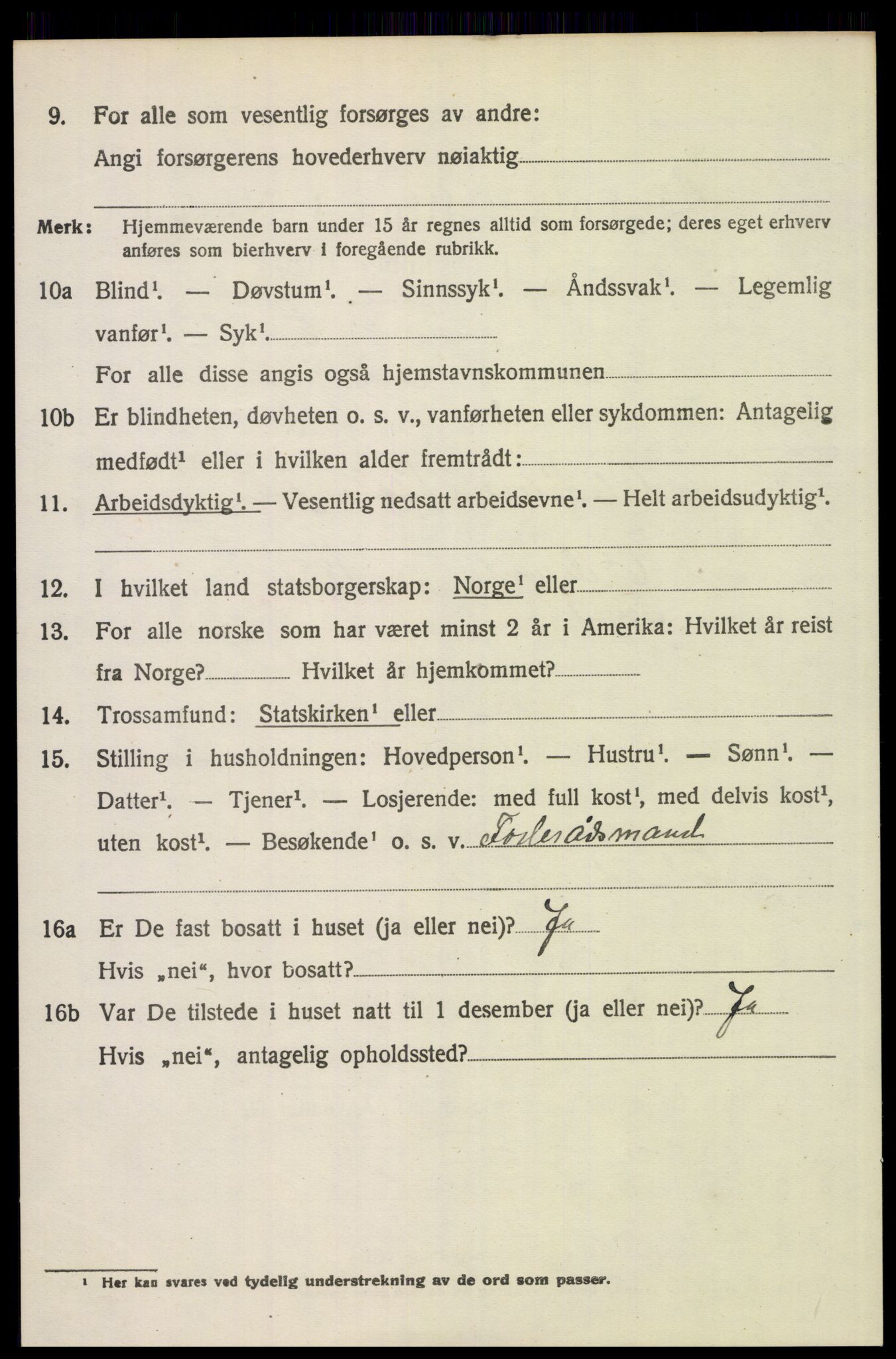 SAH, Folketelling 1920 for 0428 Trysil herred, 1920, s. 3574