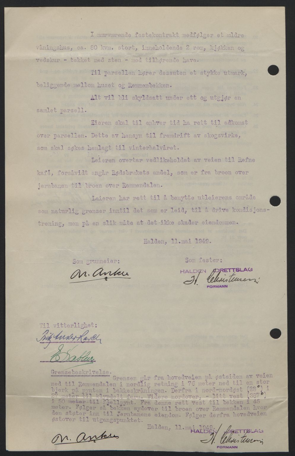 Idd og Marker sorenskriveri, AV/SAO-A-10283/G/Gb/Gbb/L0012: Pantebok nr. A12, 1949-1949, Dagboknr: 1016/1949