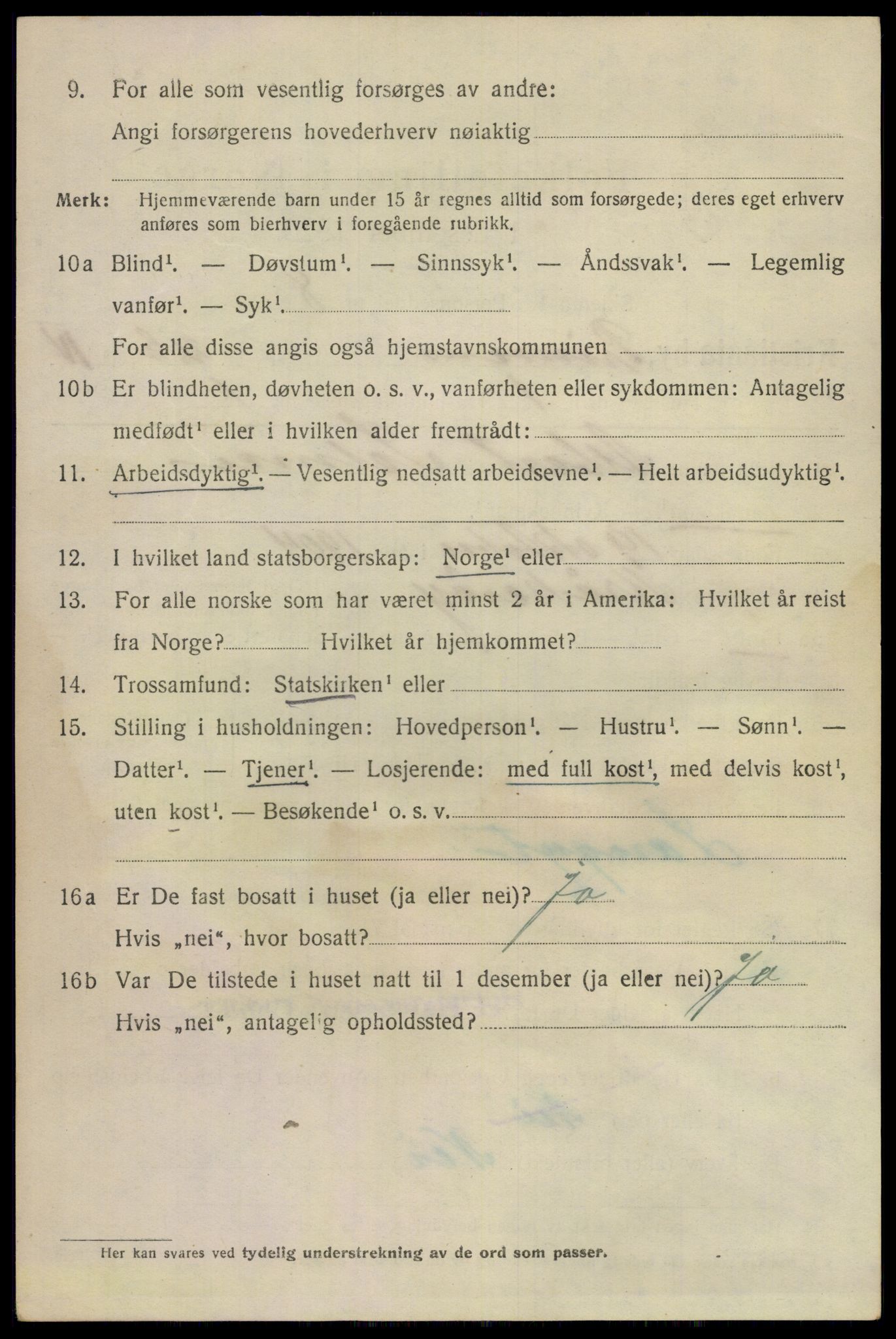 SAO, Folketelling 1920 for 0301 Kristiania kjøpstad, 1920, s. 458726