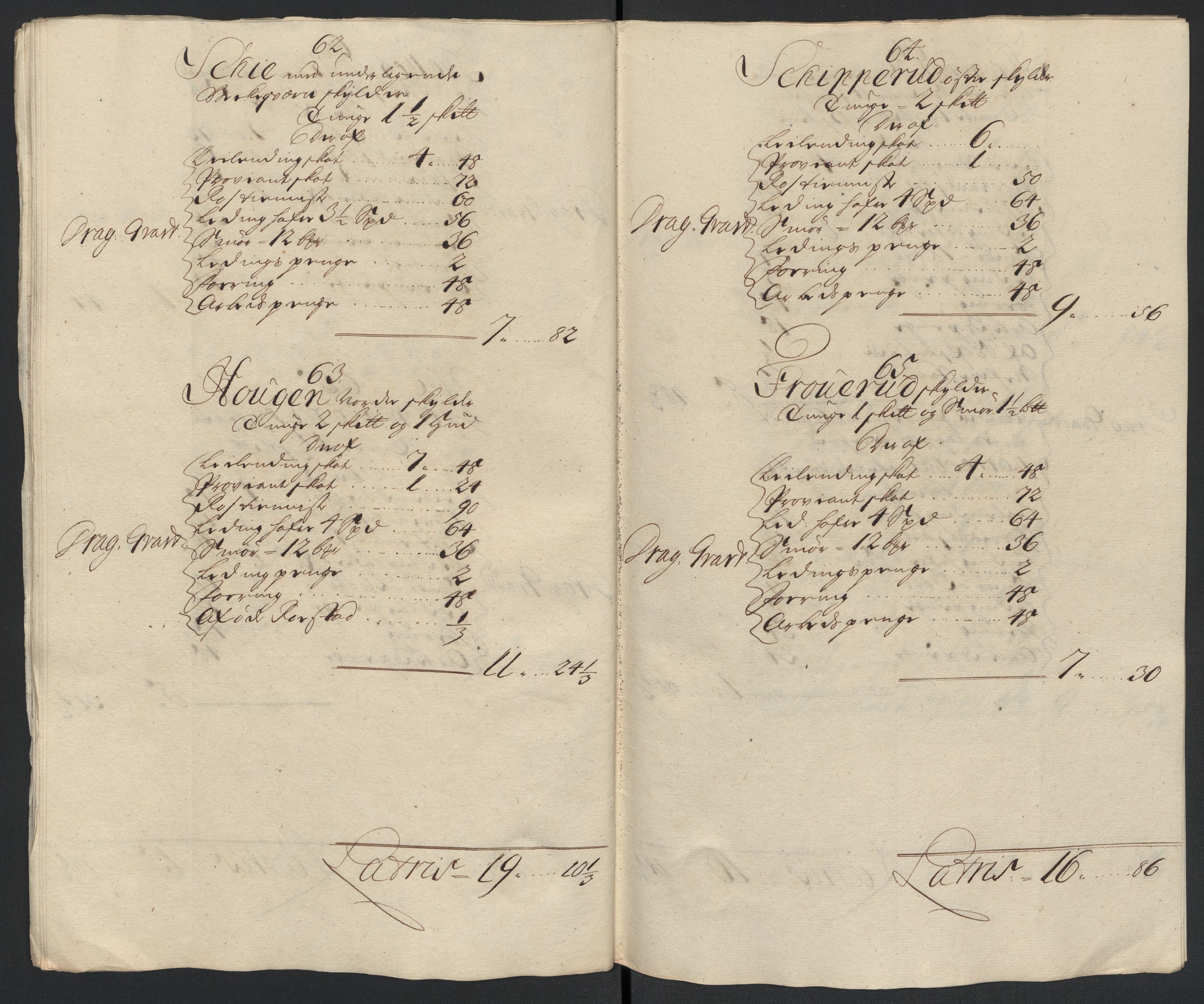 Rentekammeret inntil 1814, Reviderte regnskaper, Fogderegnskap, AV/RA-EA-4092/R07/L0301: Fogderegnskap Rakkestad, Heggen og Frøland, 1709, s. 219