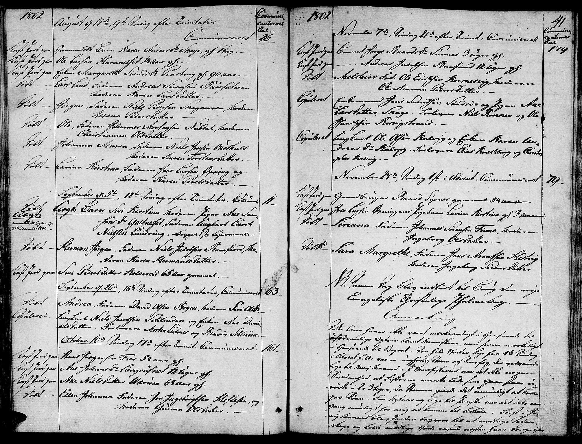 Ministerialprotokoller, klokkerbøker og fødselsregistre - Nord-Trøndelag, AV/SAT-A-1458/780/L0633: Ministerialbok nr. 780A02 /1, 1787-1814, s. 41