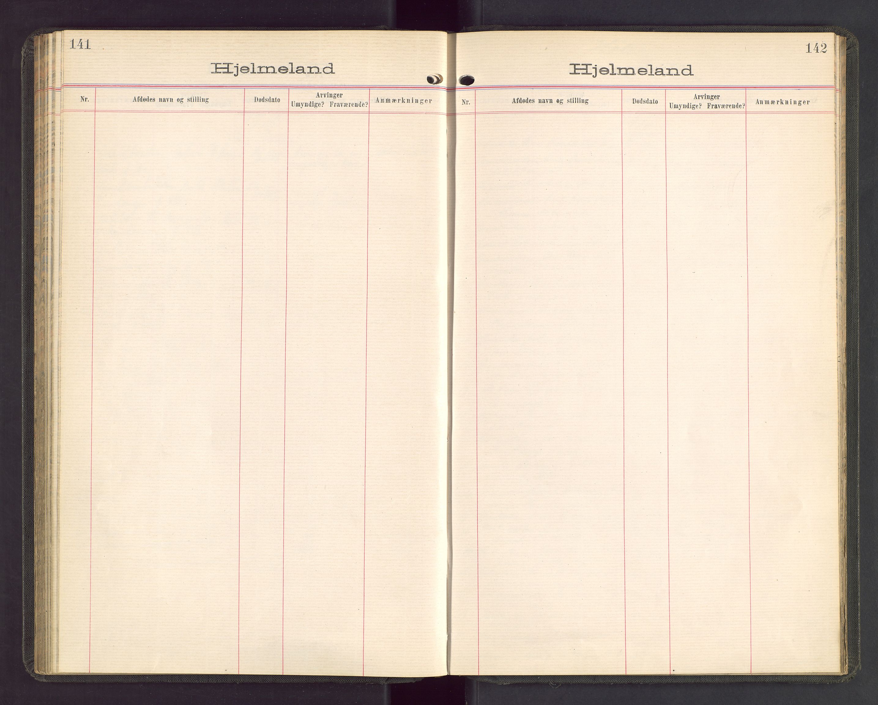 Ryfylke tingrett, AV/SAST-A-100055/001/IV/IVA/L0002: Dødsfallsprotokoll, 1904-1912, s. 141-142