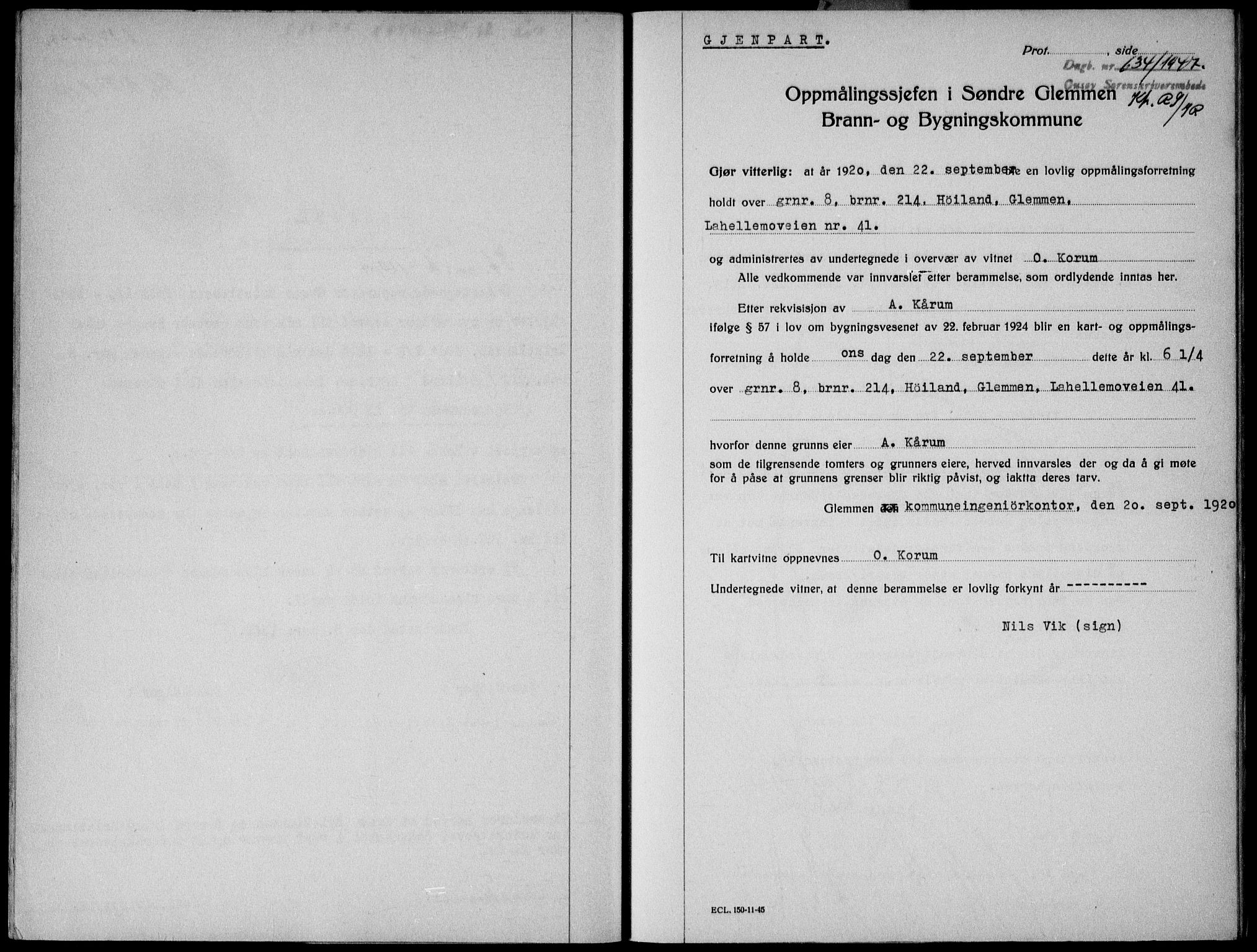 Onsøy sorenskriveri, SAO/A-10474/G/Ga/Gab/L0019a: Pantebok nr. II A-19, 1947-1947, Dagboknr: 634/1947