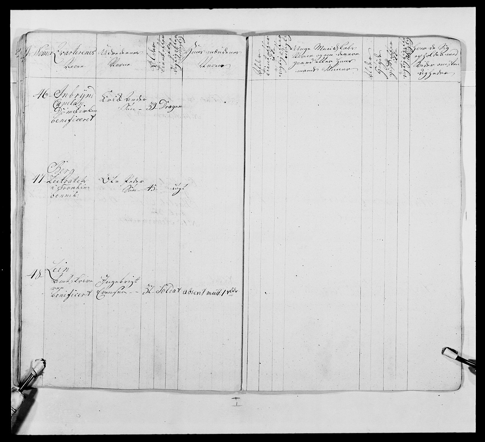 Kommanderende general (KG I) med Det norske krigsdirektorium, AV/RA-EA-5419/E/Ea/L0483: Nordafjelske dragonregiment, 1765-1767, s. 257