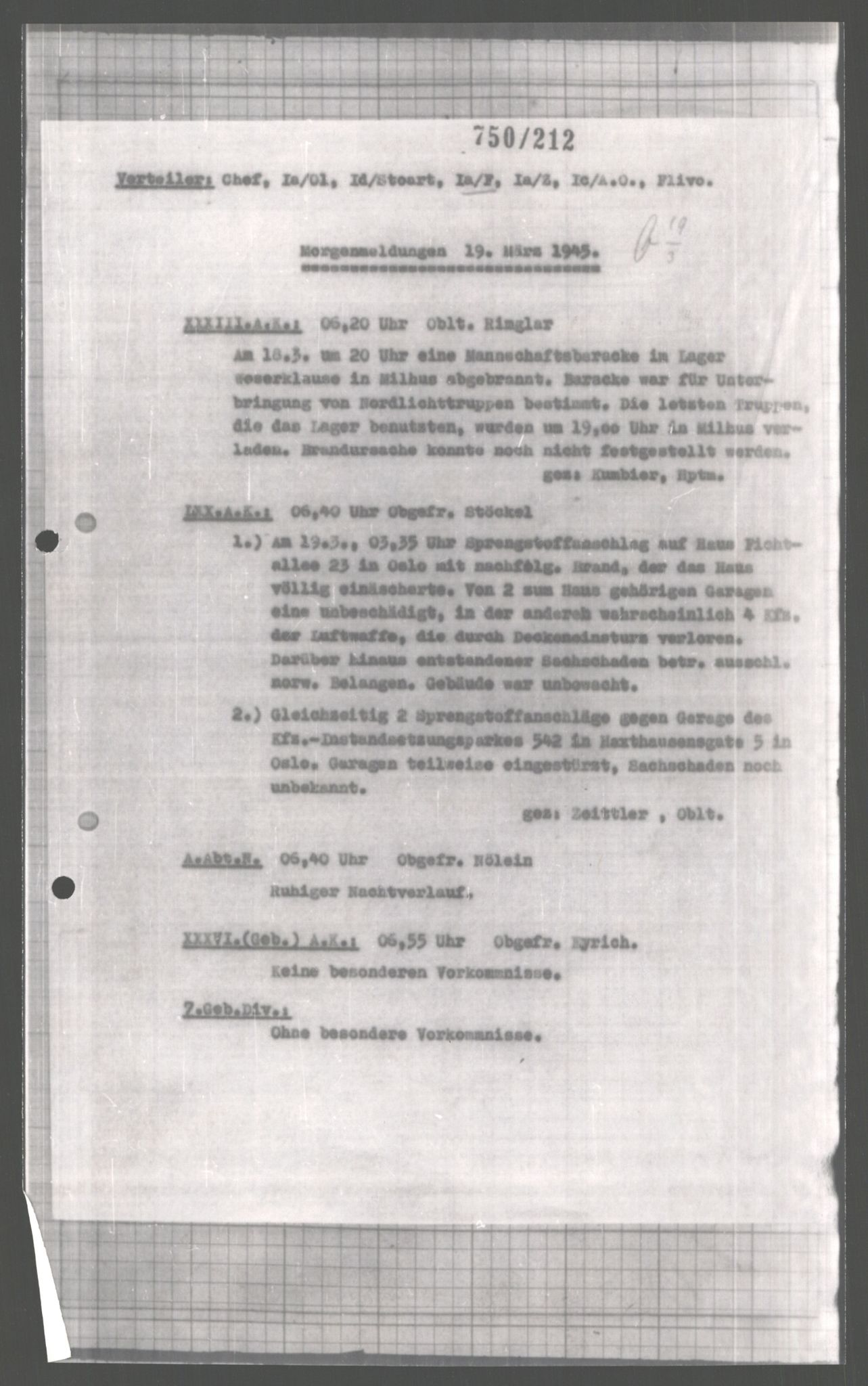 Forsvarets Overkommando. 2 kontor. Arkiv 11.4. Spredte tyske arkivsaker, AV/RA-RAFA-7031/D/Dar/Dara/L0004: Krigsdagbøker for 20. Gebirgs-Armee-Oberkommando (AOK 20), 1945, s. 76