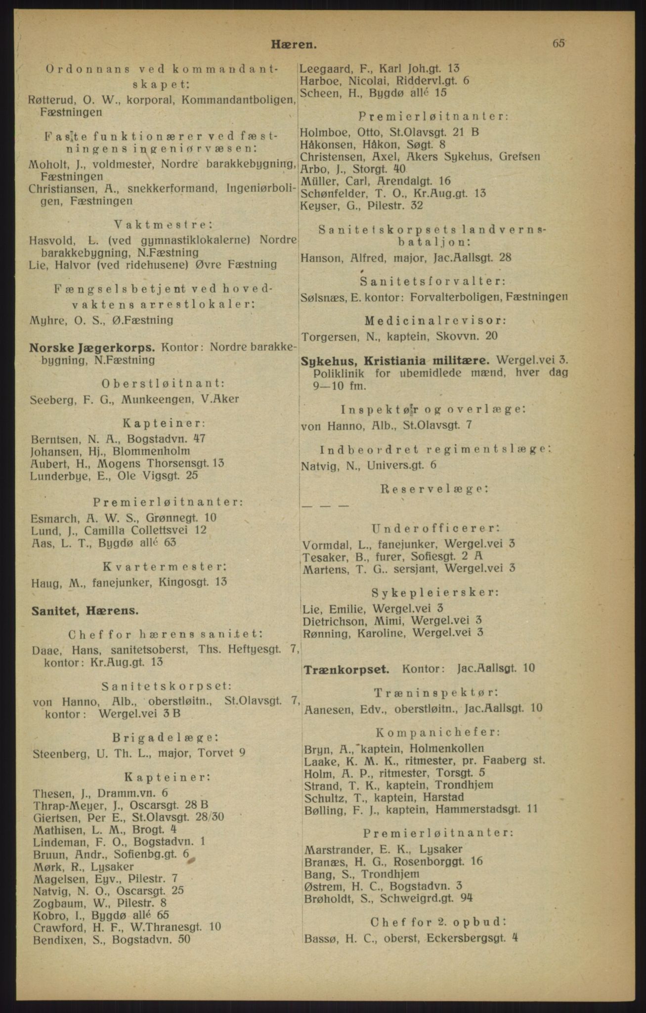 Kristiania/Oslo adressebok, PUBL/-, 1915, s. 65
